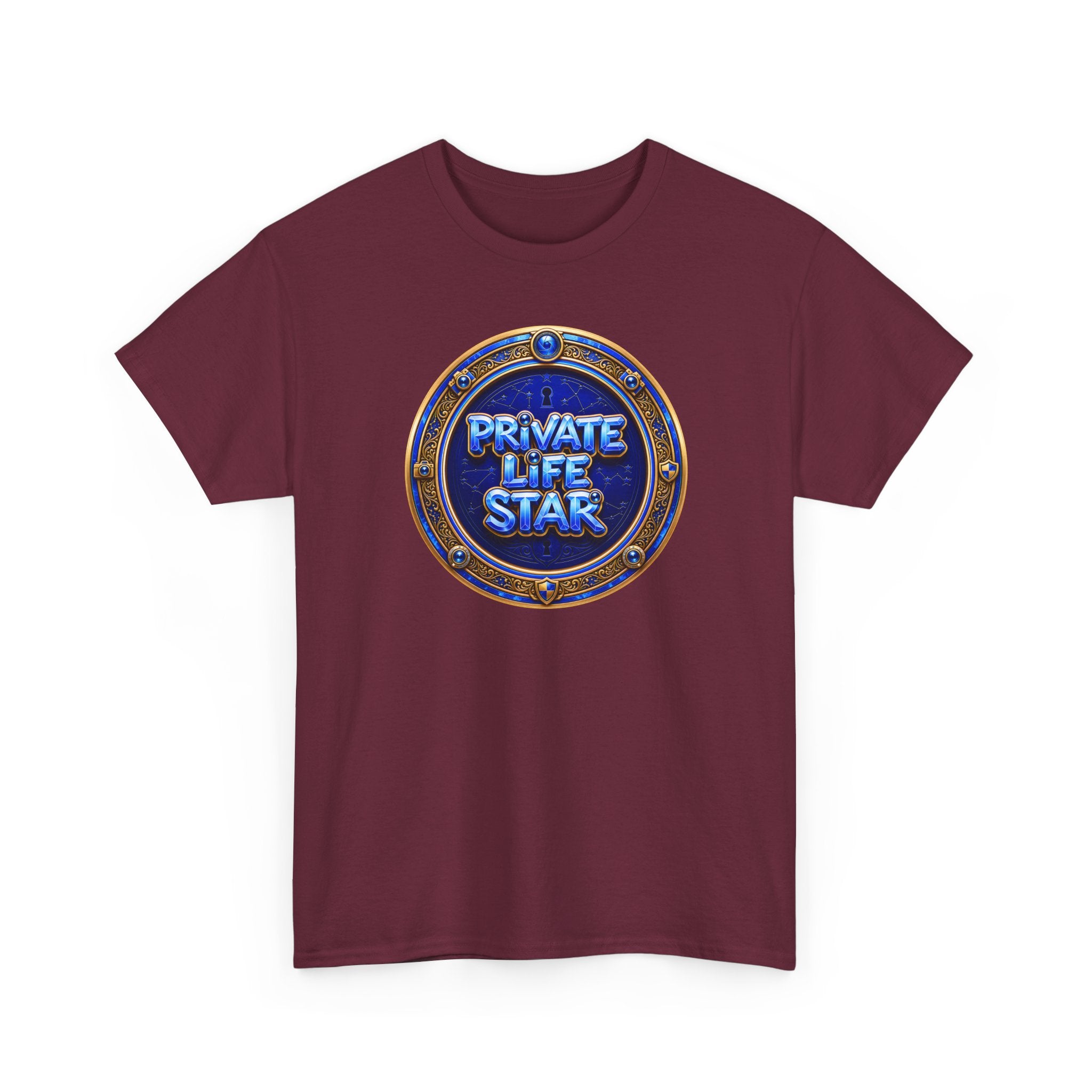 "Private Life Star" T-Shirt — Retro Badge Graphic Tee