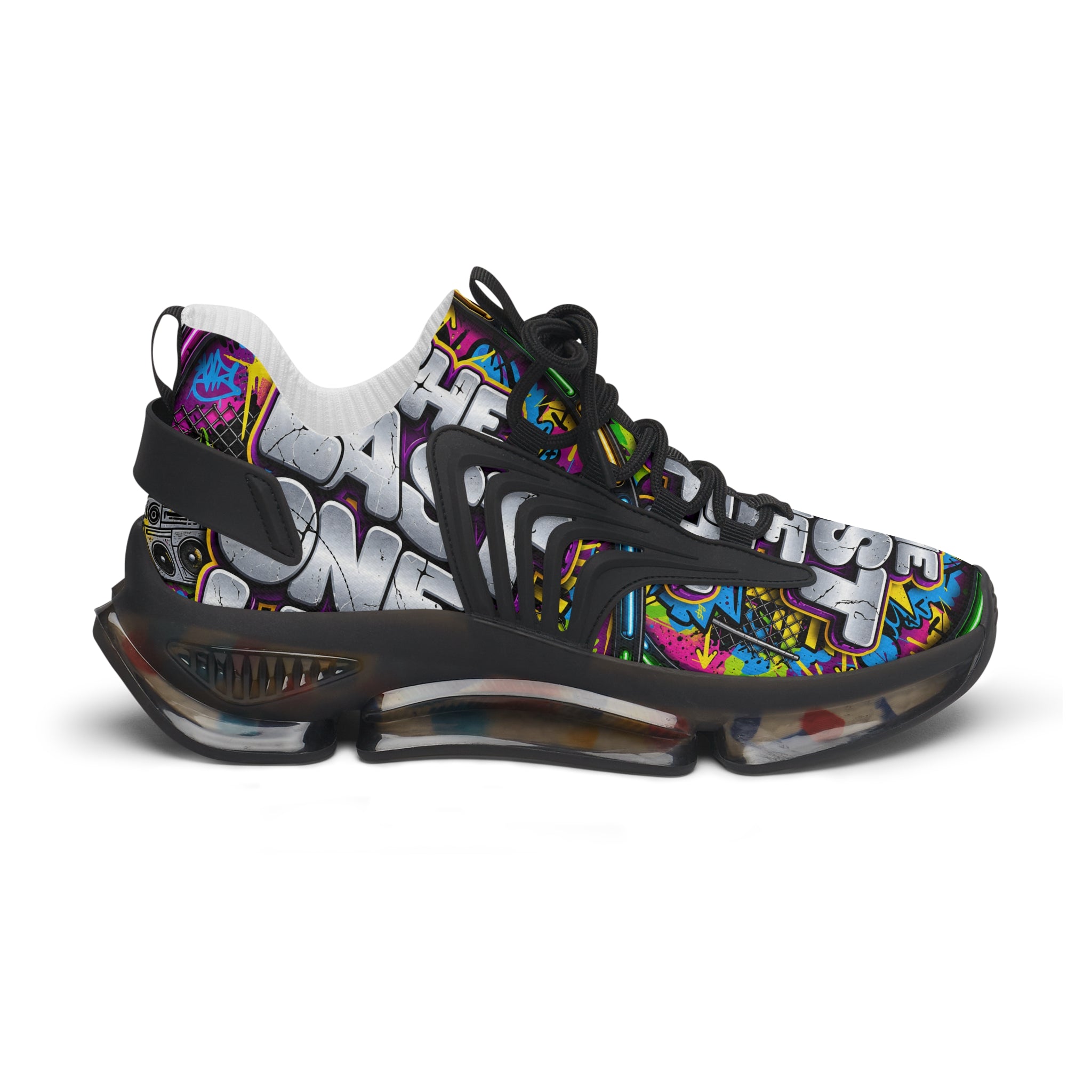 Graphic Mesh Sneakers — "The Last One" Bold Streetwear Trainers