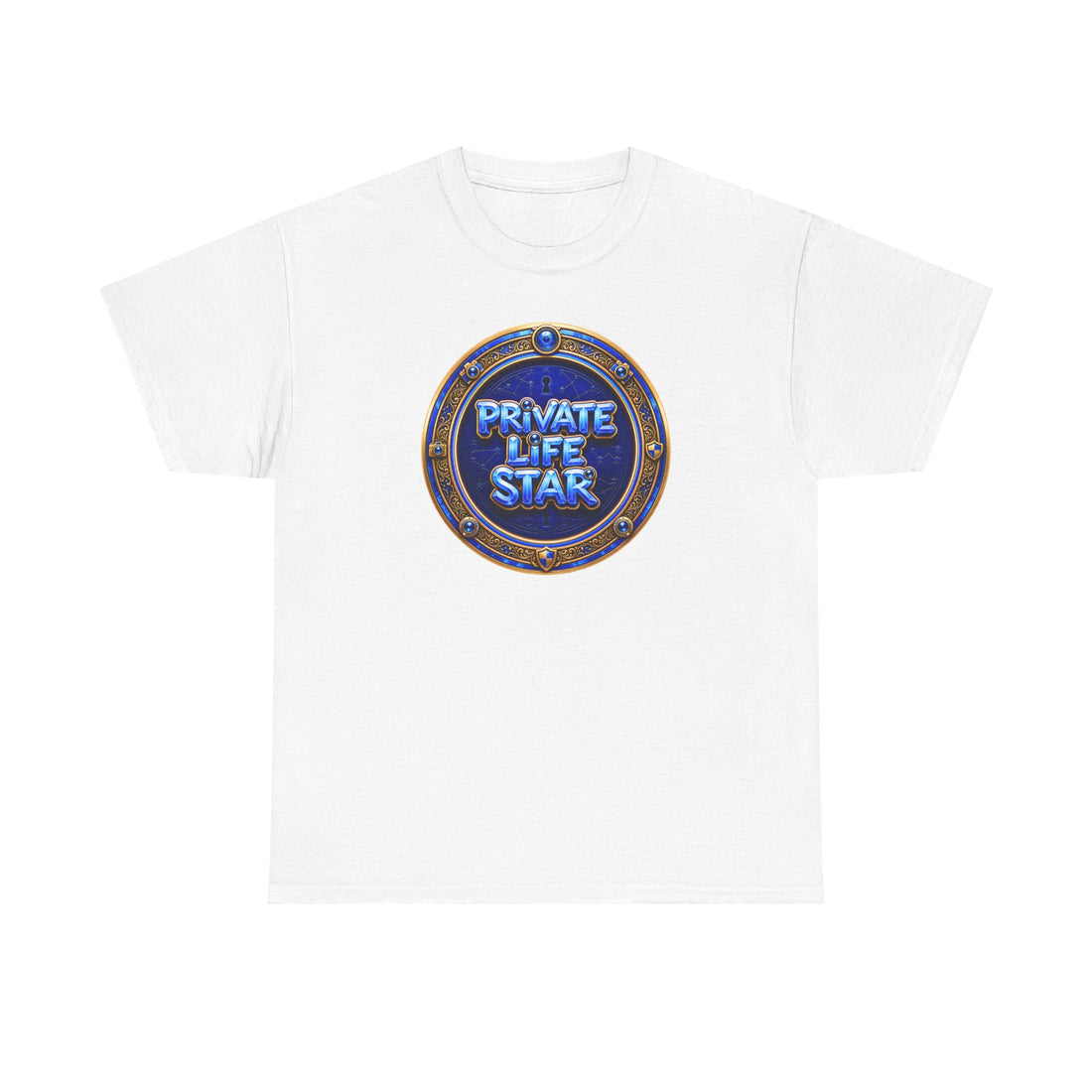 "Private Life Star" T-Shirt — Retro Badge Graphic Tee