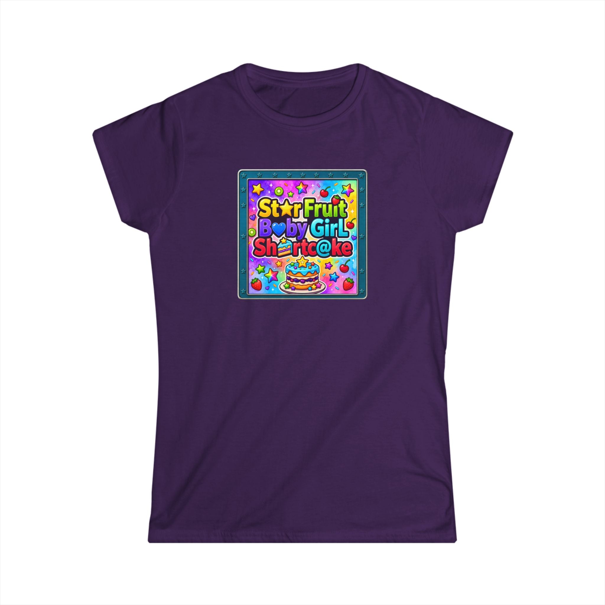 "Star Fruit Baby Girl" Tee — Colorful Starfruit Graphic T-Shirt