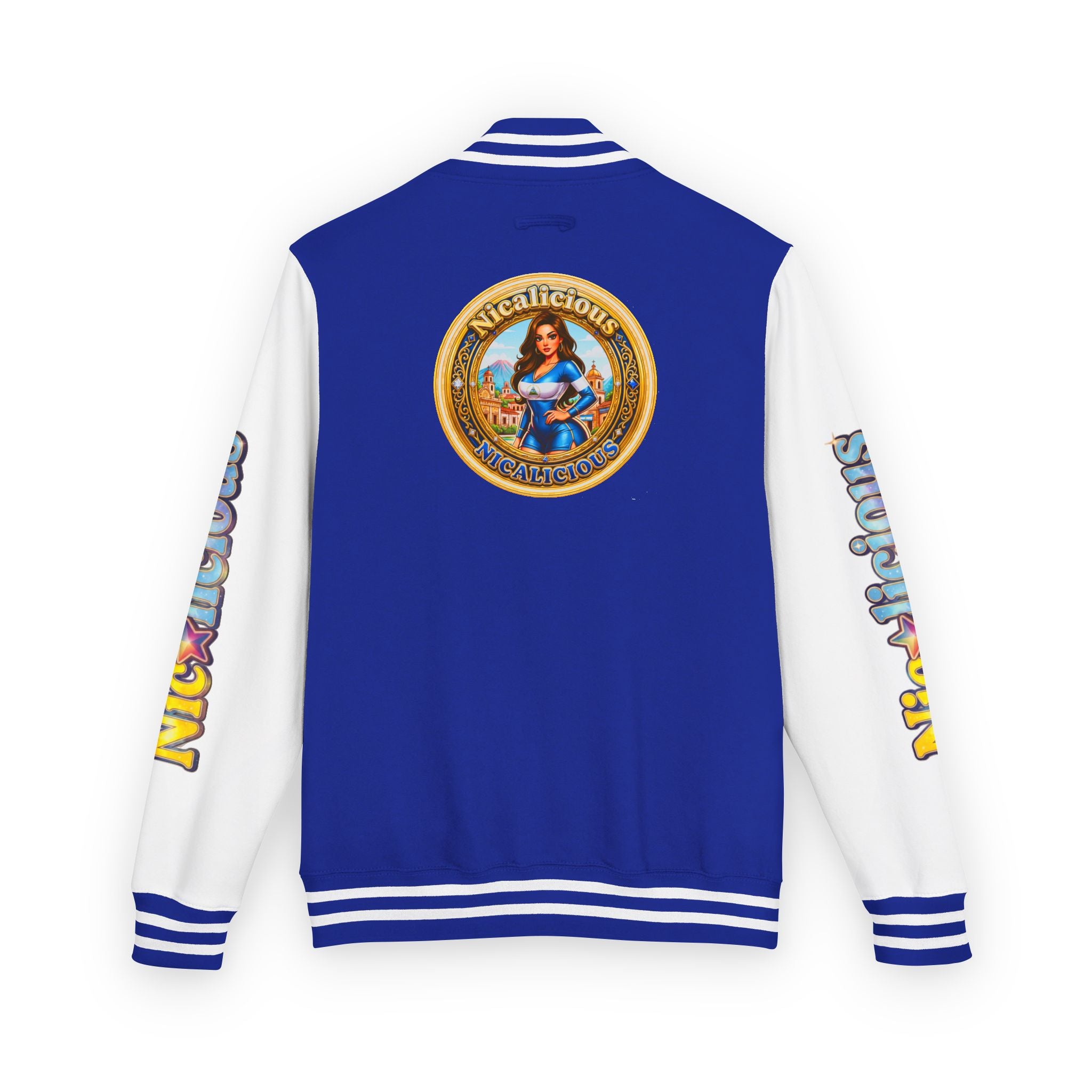 Letterman Jacket — 'Nicalicious' Retro Varsity Bomber