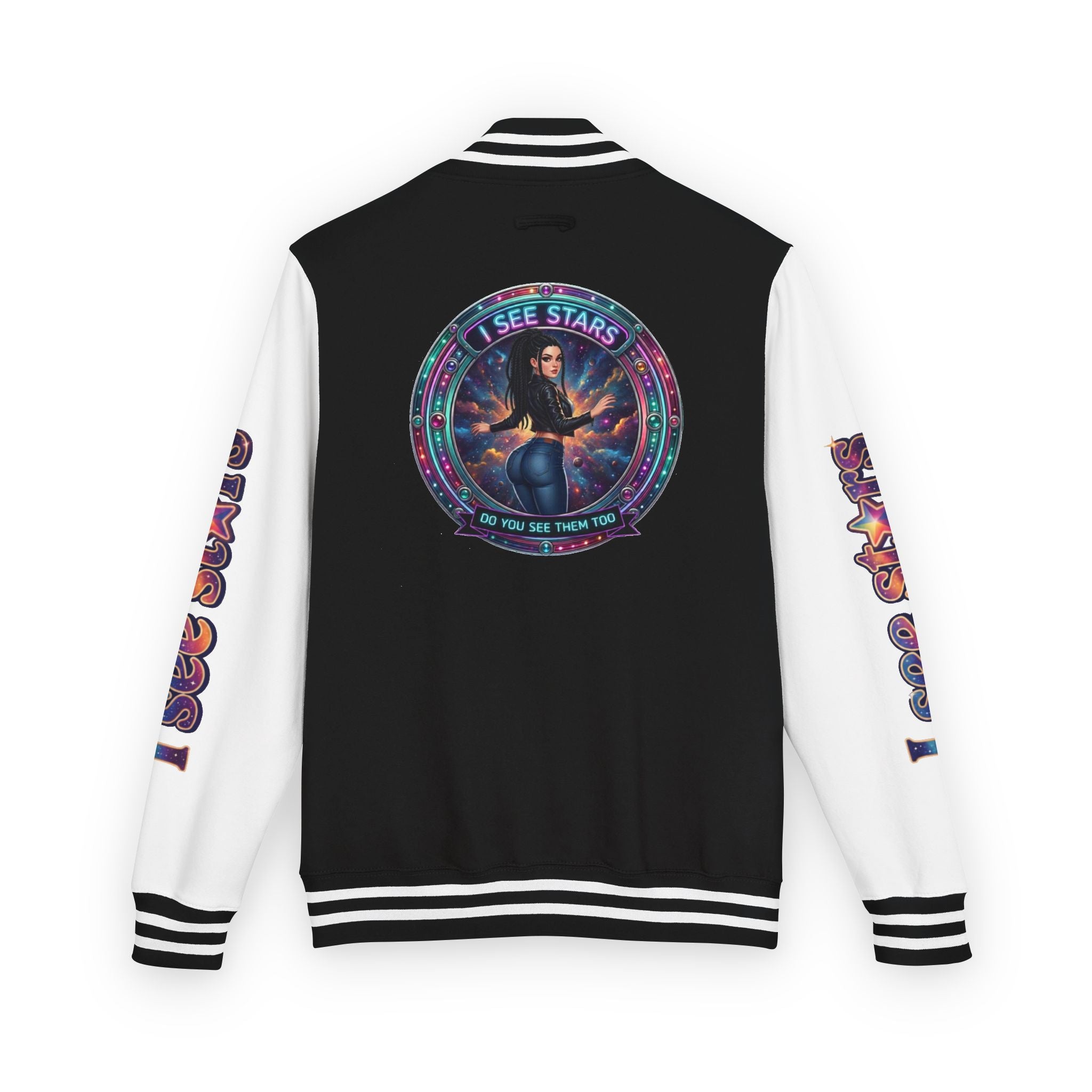 Heavyweight Letterman Jacket "I See Stars"