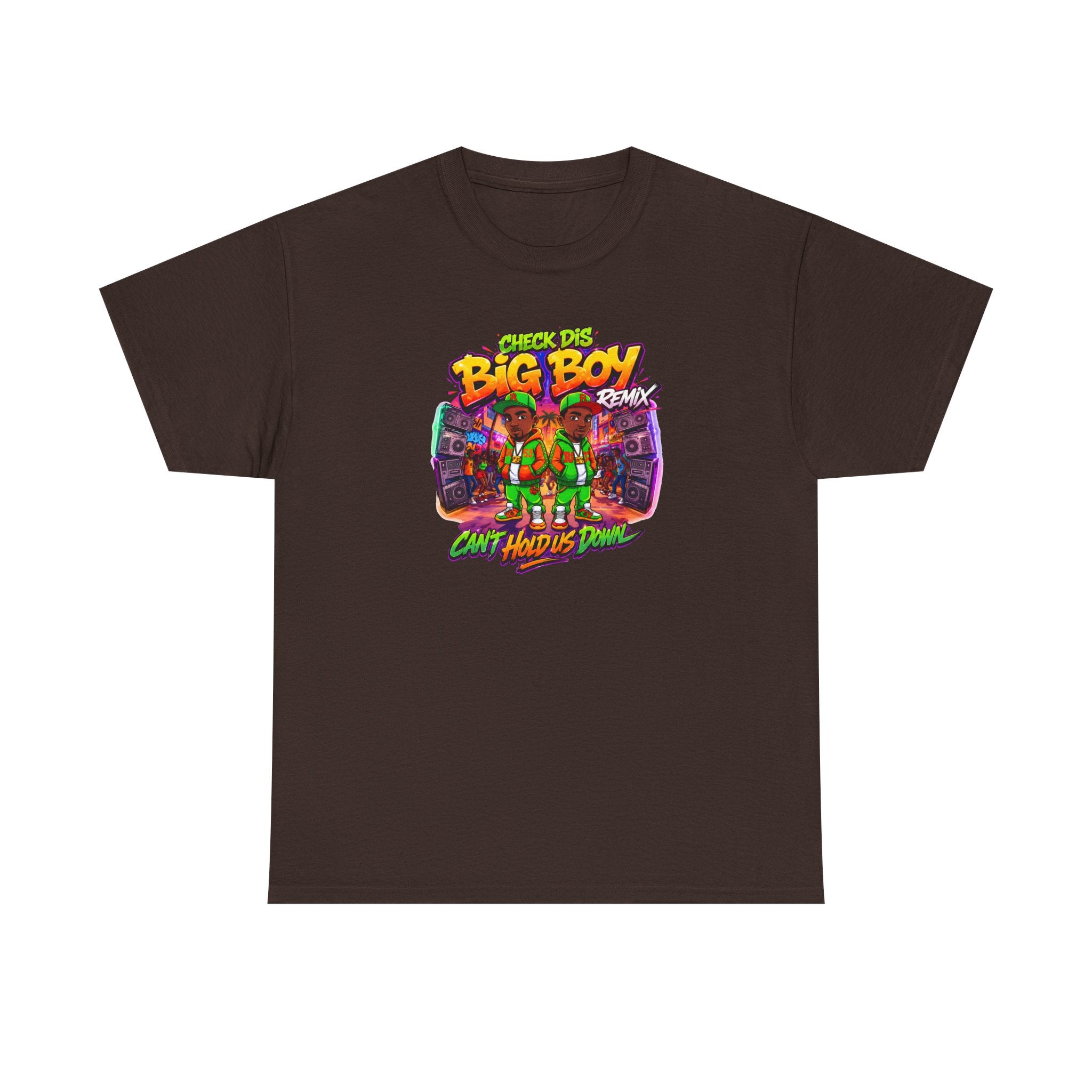 T-Shirt — " Check Dis Big Boy Remix" Retro Arcade Graphic Tee