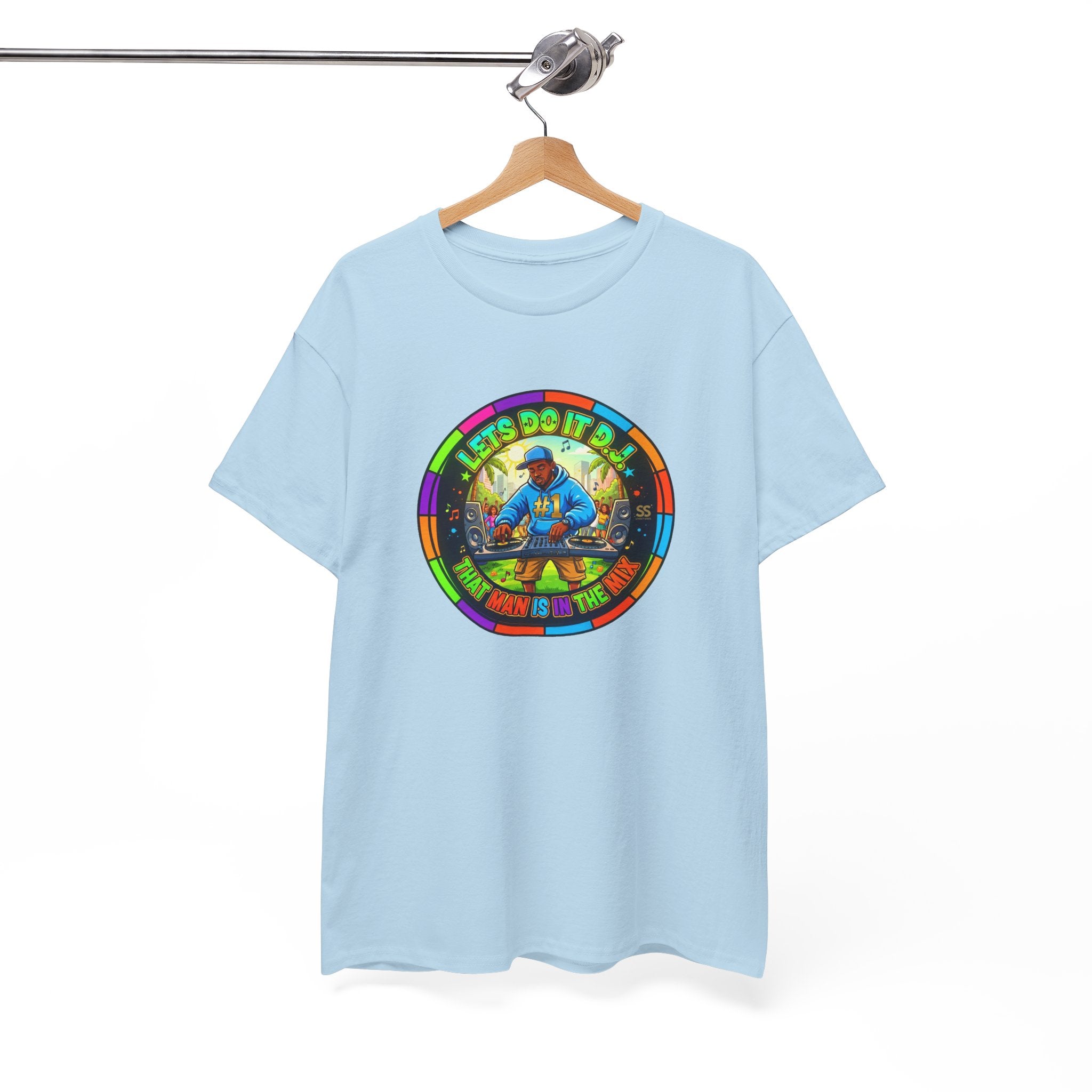 T-Shirt — "Let's Do It Dj!" Retro Camper Road Trip Graphic Tee