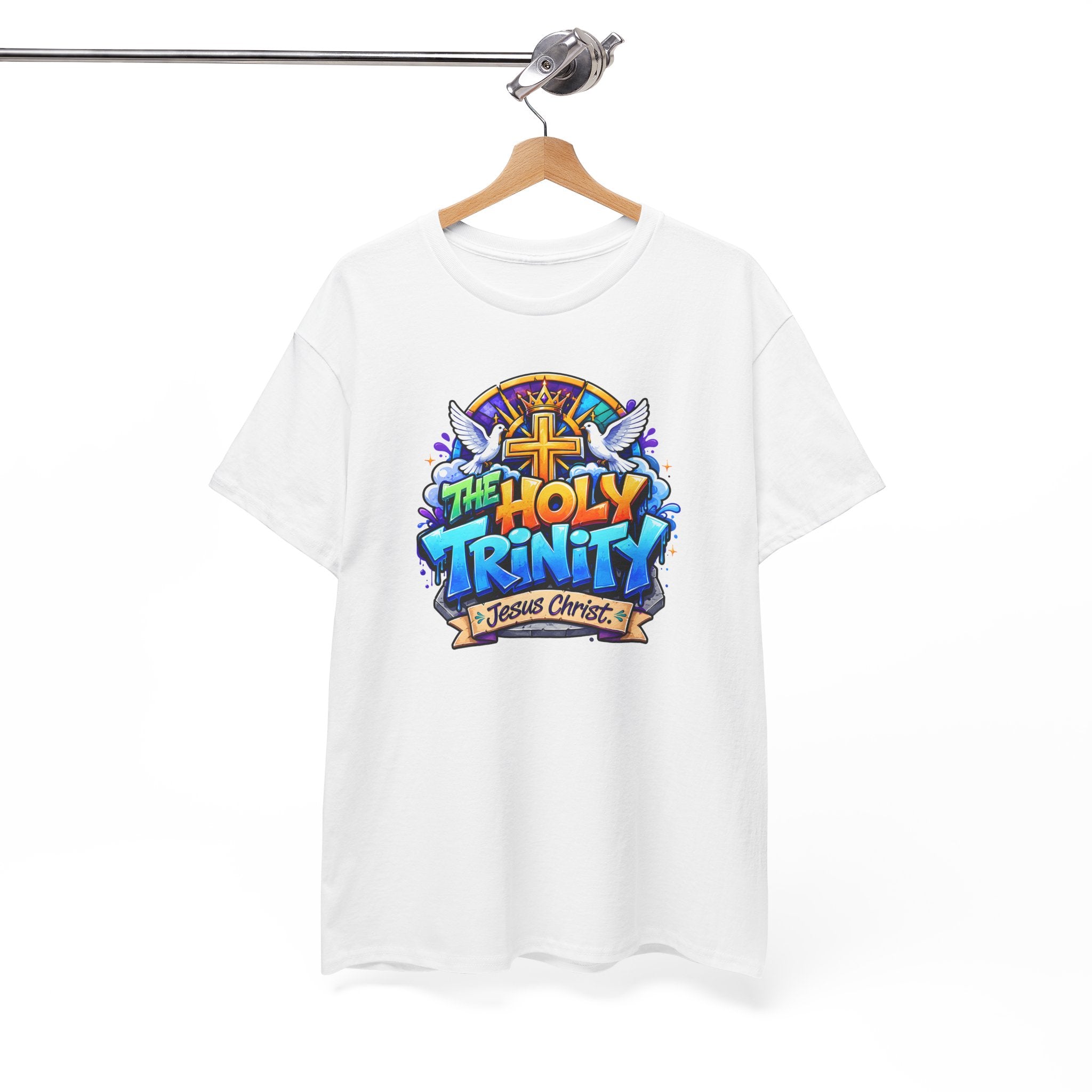 Christian Tee - "The Holy Trinity" Church Youth Graphic T-Shirt