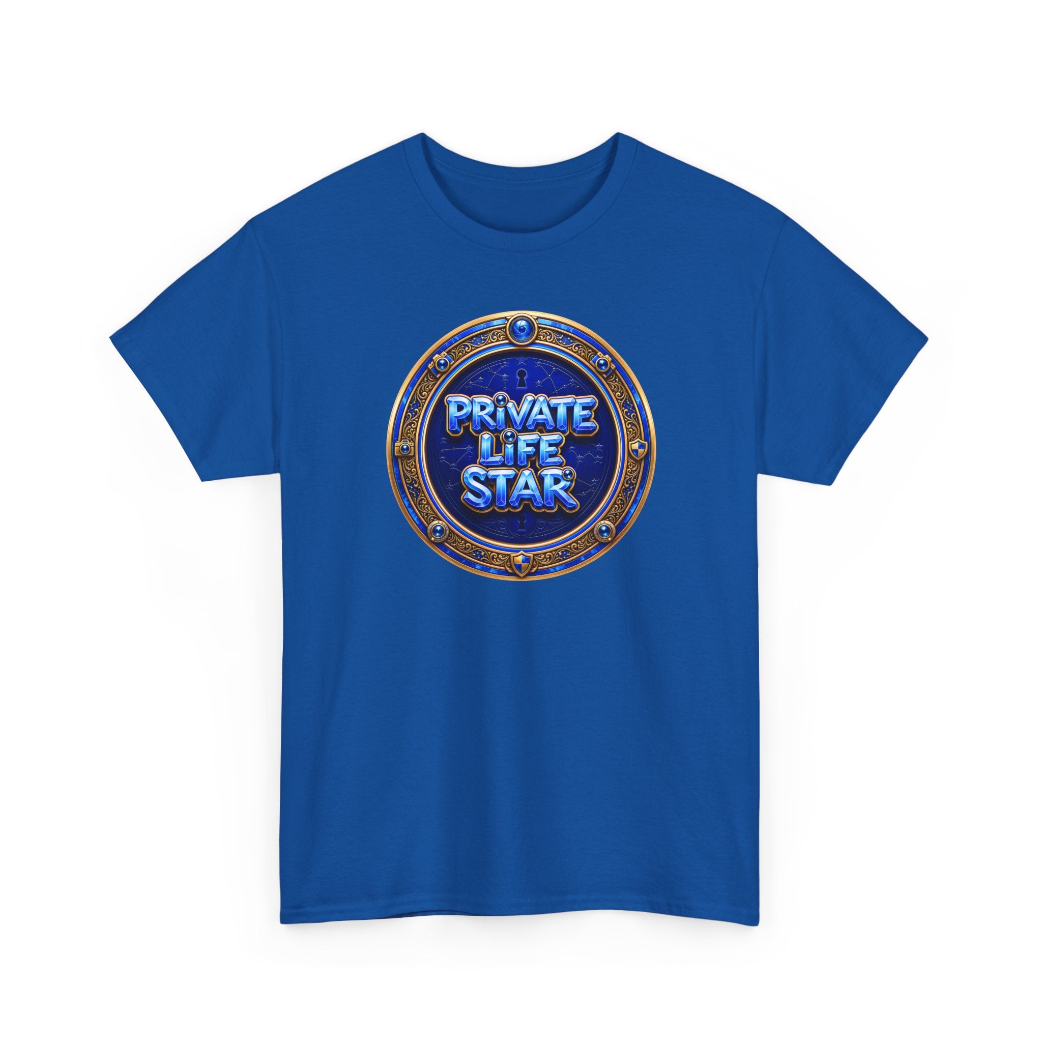 "Private Life Star" T-Shirt — Retro Badge Graphic Tee