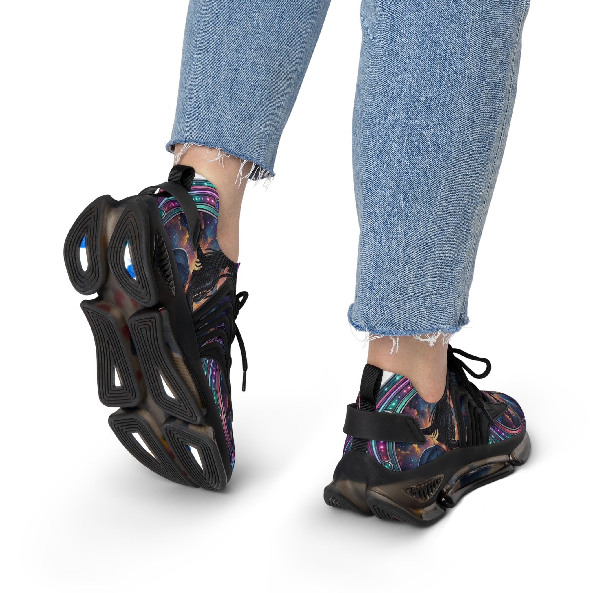 Women's Mesh Sneakers — Galaxy 'I See Stars' Athletic Shoes