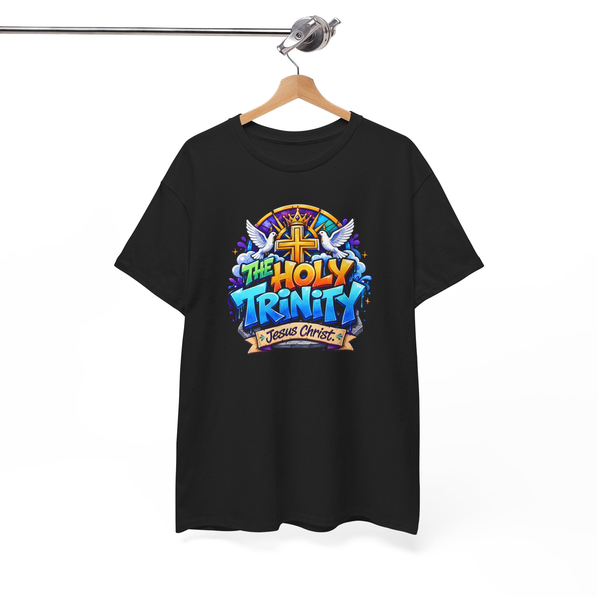 Christian Tee - "The Holy Trinity" Church Youth Graphic T-Shirt