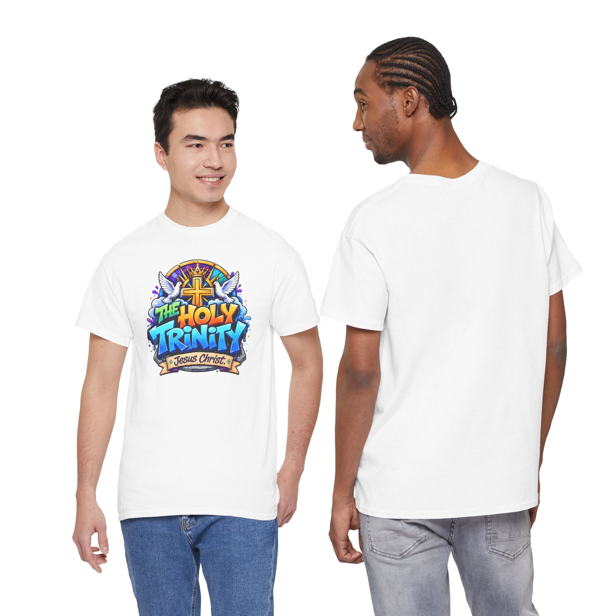 Christian Tee - "The Holy Trinity" Church Youth Graphic T-Shirt