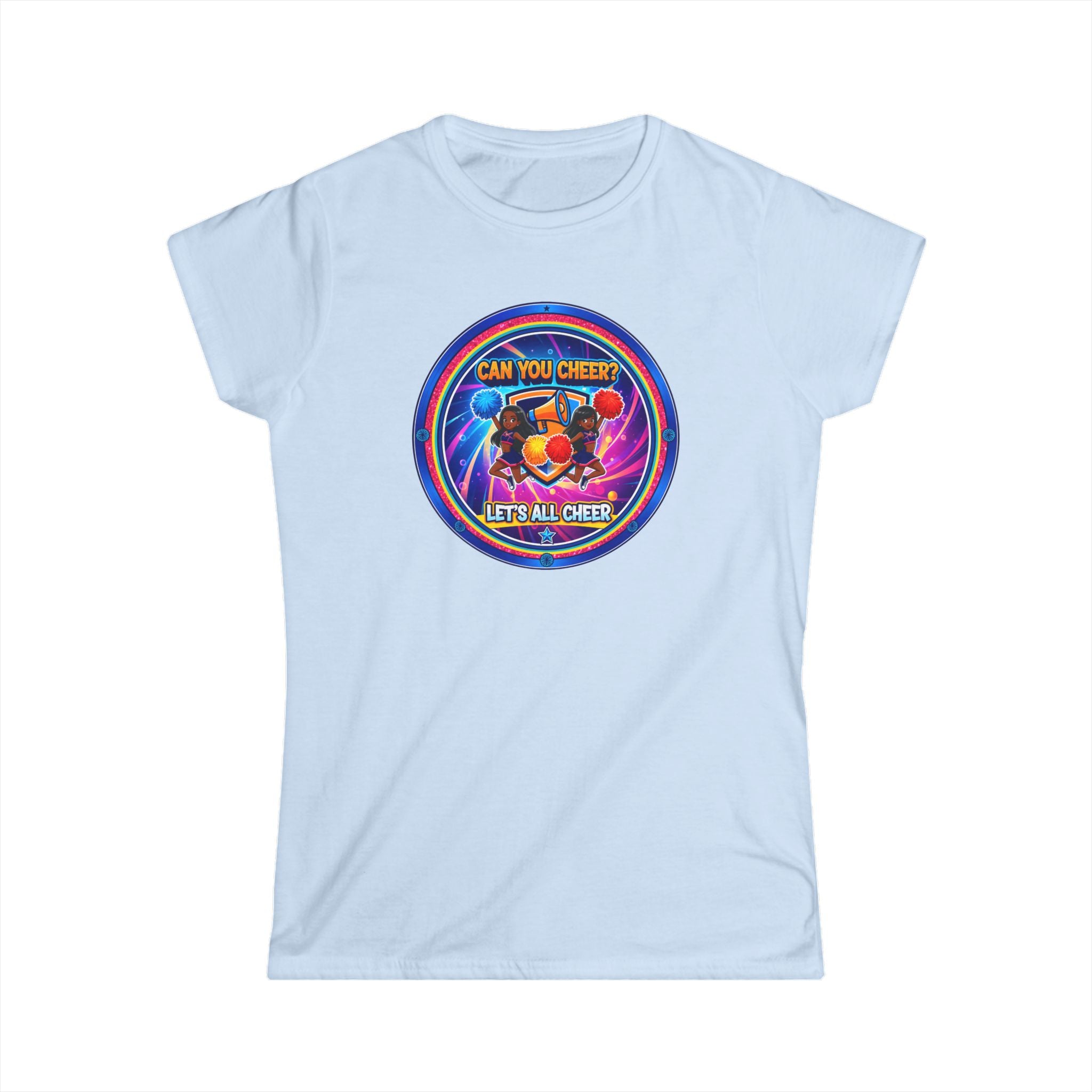 Can You Cheer? Let's All Cheer " Women's Tee — RetroCheers Graphic