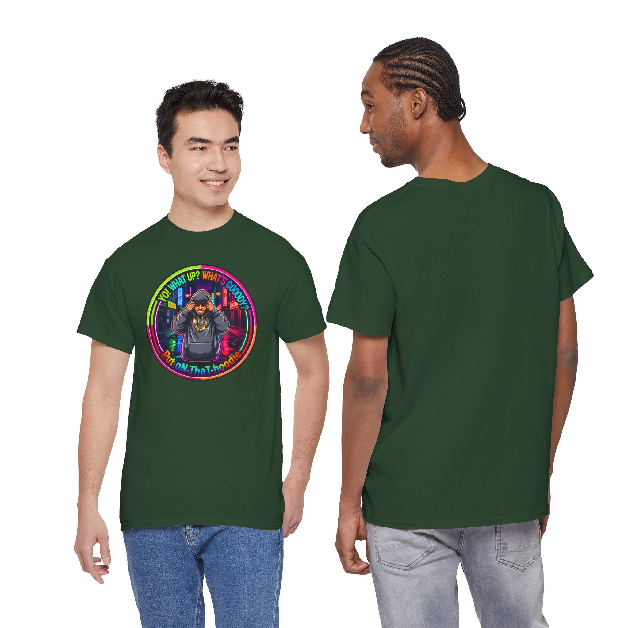 Men's T-Shirt Graphic- "Yo! What's up?  What's Goooody?"