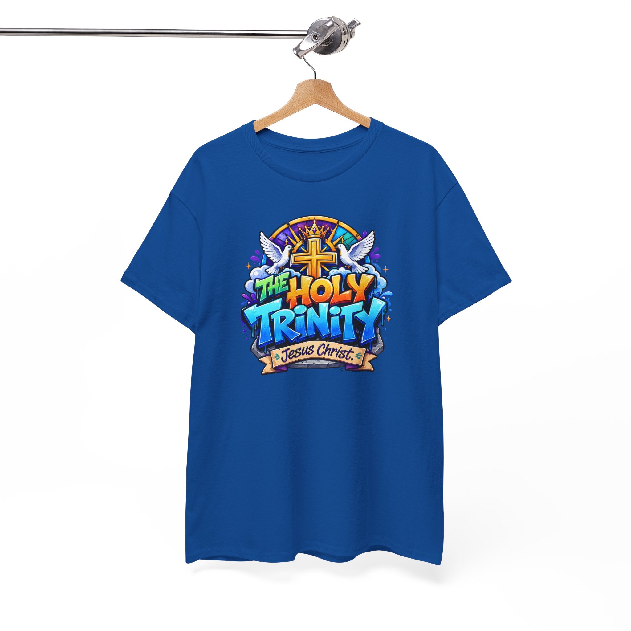 Christian Tee - "The Holy Trinity" Church Youth Graphic T-Shirt