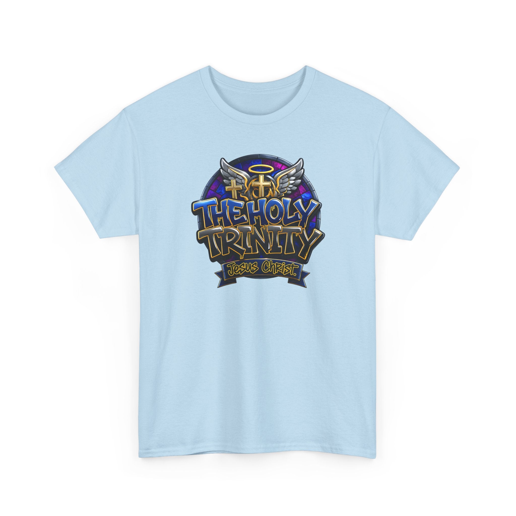 The Holy Trinity Tee — Christian Faith Graphic T-Shirt