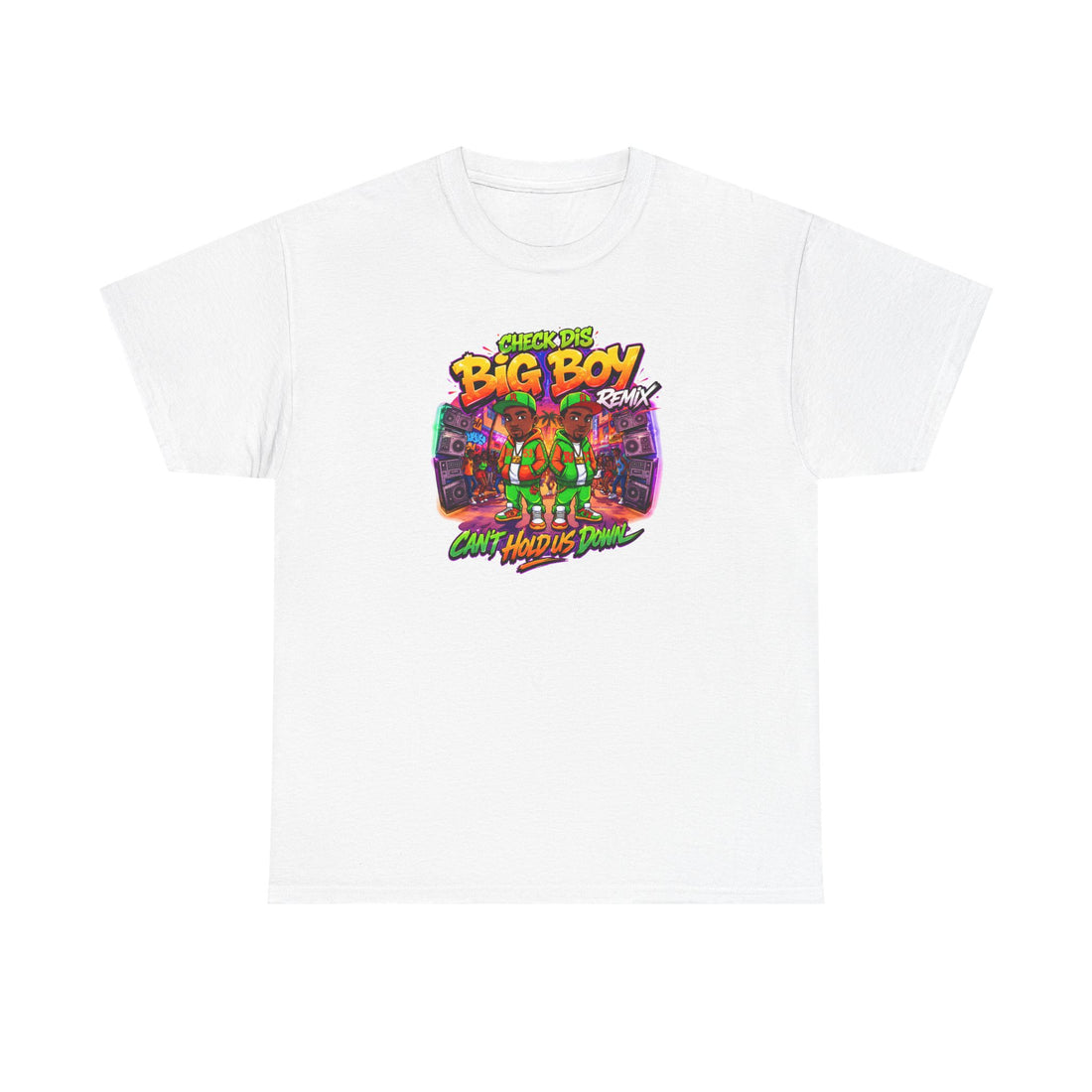 T-Shirt — " Check Dis Big Boy Remix" Retro Arcade Graphic Tee