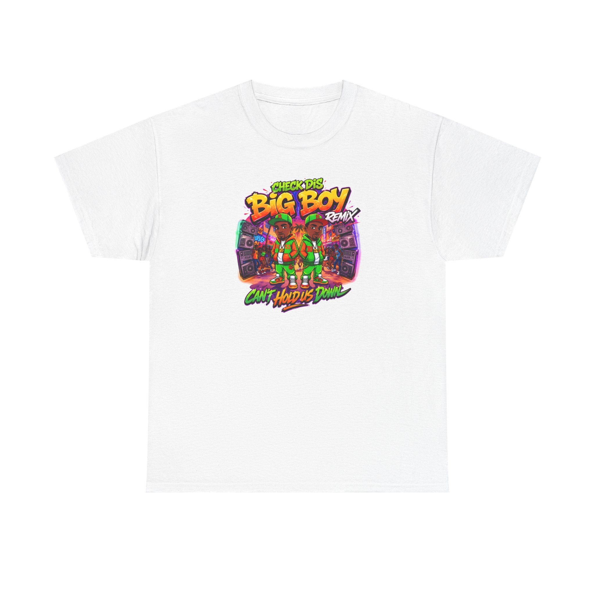 T-Shirt — " Check Dis Big Boy Remix" Retro Arcade Graphic Tee
