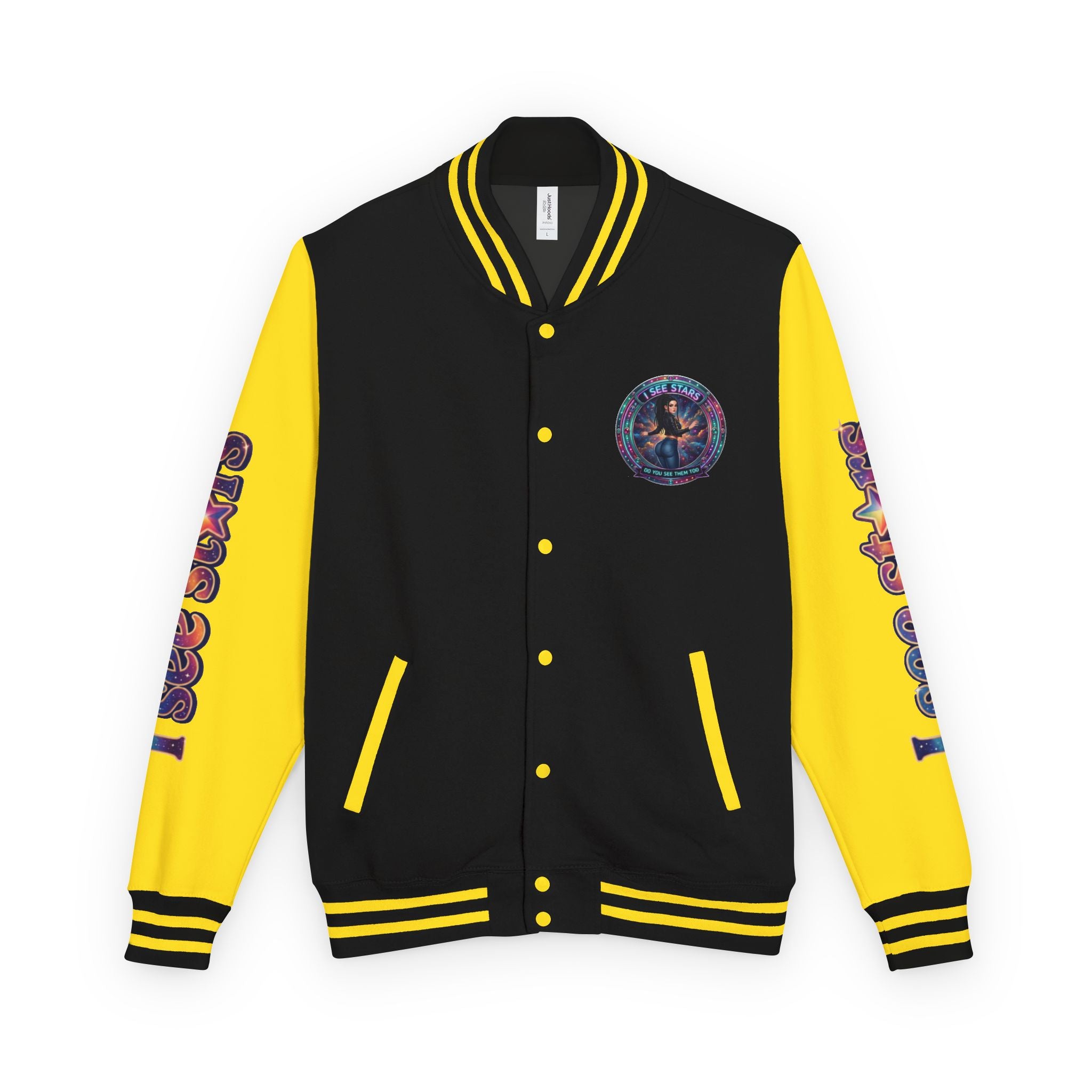 Heavyweight Letterman Jacket "I See Stars"