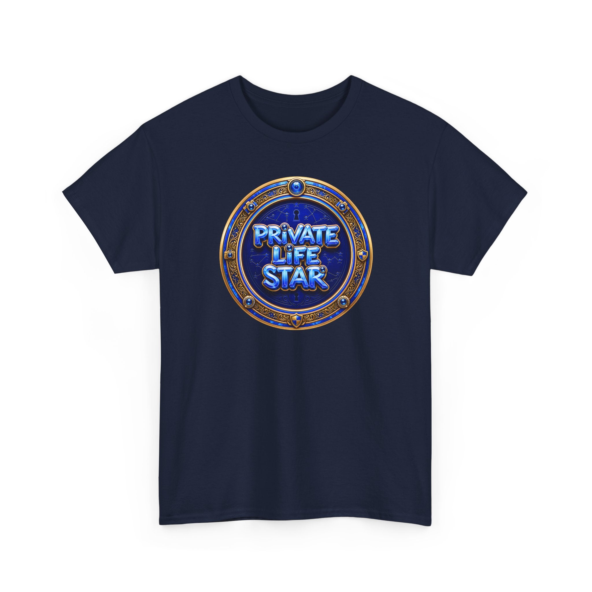 "Private Life Star" T-Shirt — Retro Badge Graphic Tee