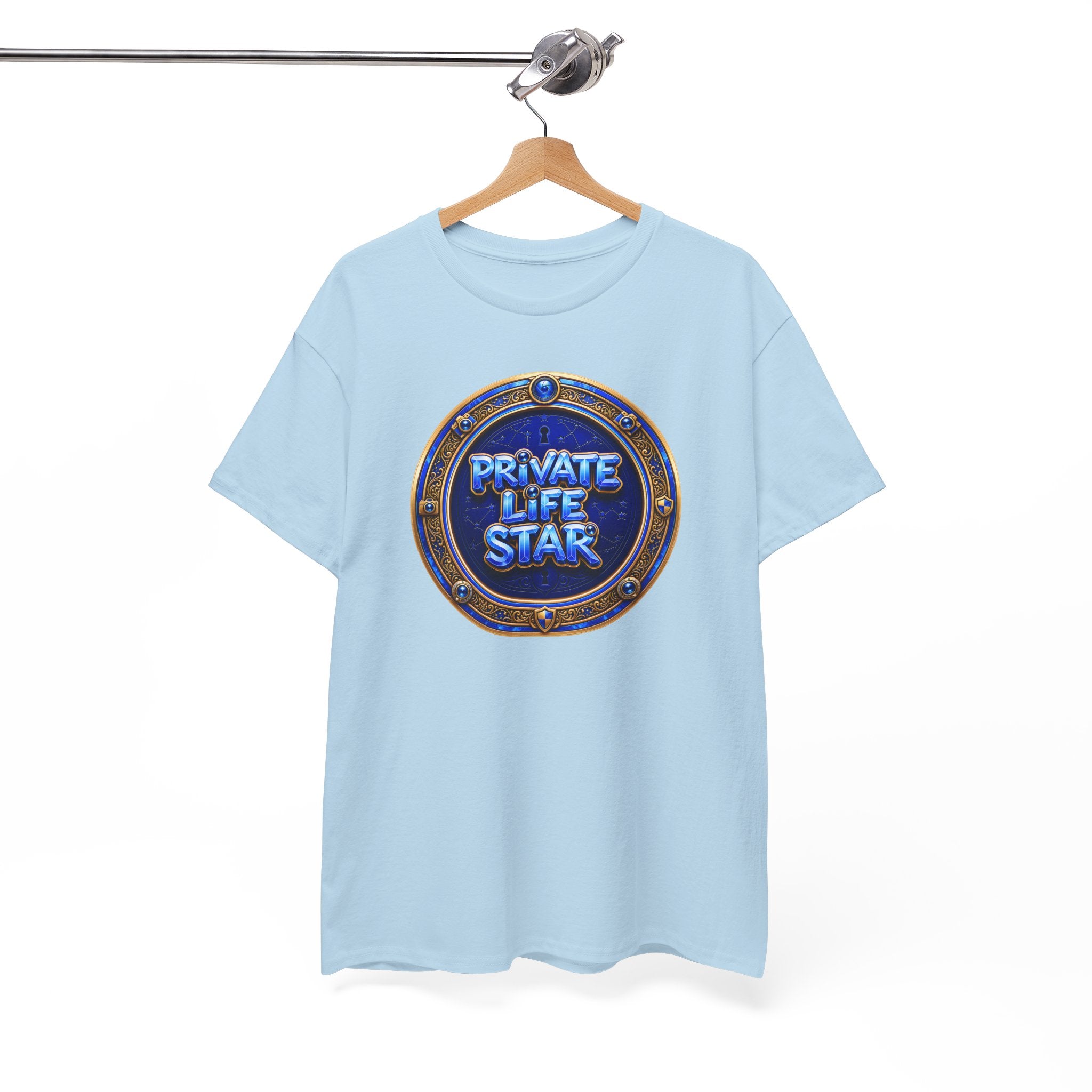 "Private Life Star" T-Shirt — Retro Badge Graphic Tee