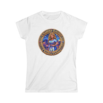 Women's Tee - "Chapina-Licious" Vintage Latin Girl Graphic