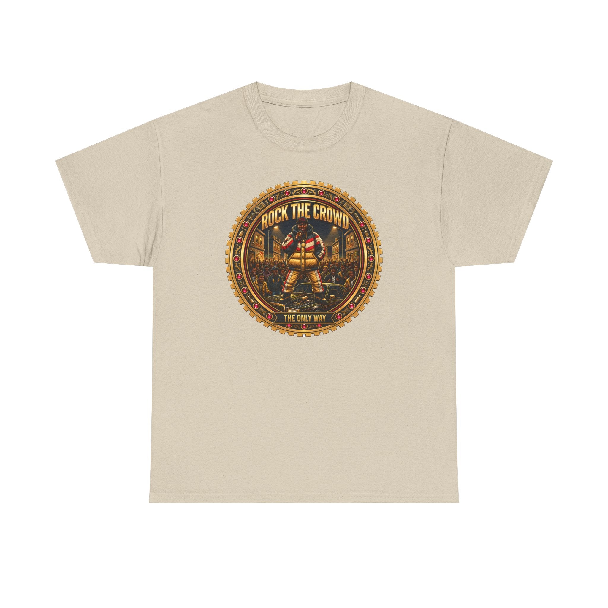 "Rock the Crowd" Tee — Vintage Concert Graphic Shirt