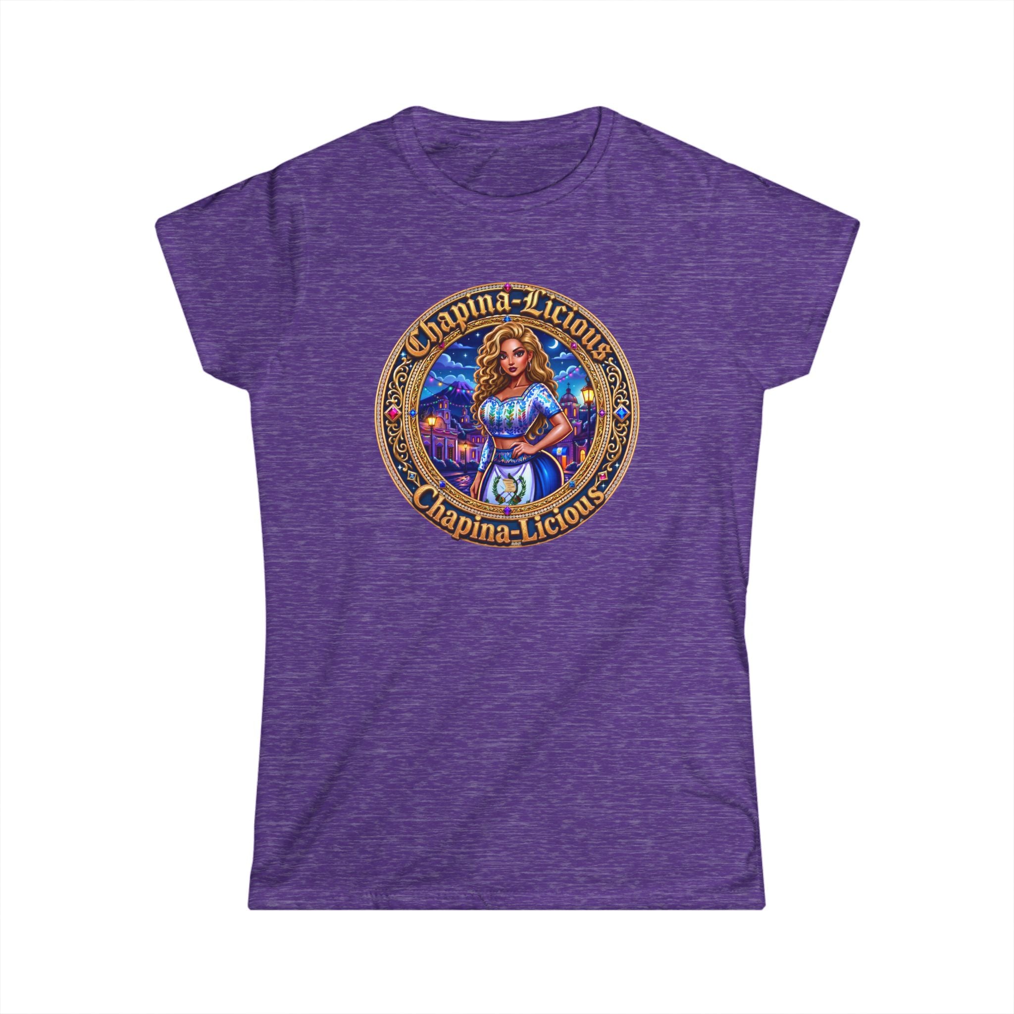 Women's Tee - "Chapina-Licious" Vintage Latin Girl Graphic