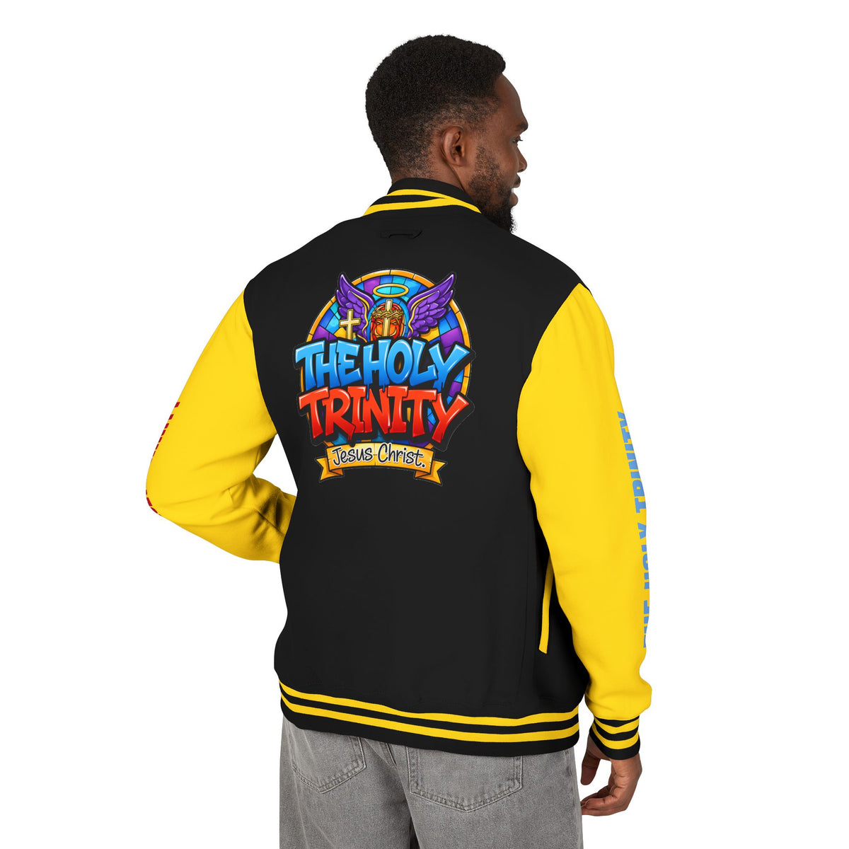 Letterman Jacket — "The Holy Trinity" Christian Varsity Jacket
