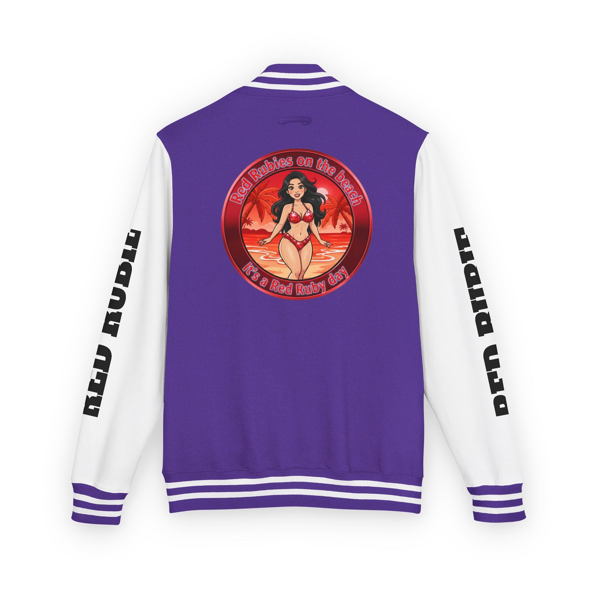 Letterman Jacket — 'It's A Red Rubie Day'- Varsity Jacket