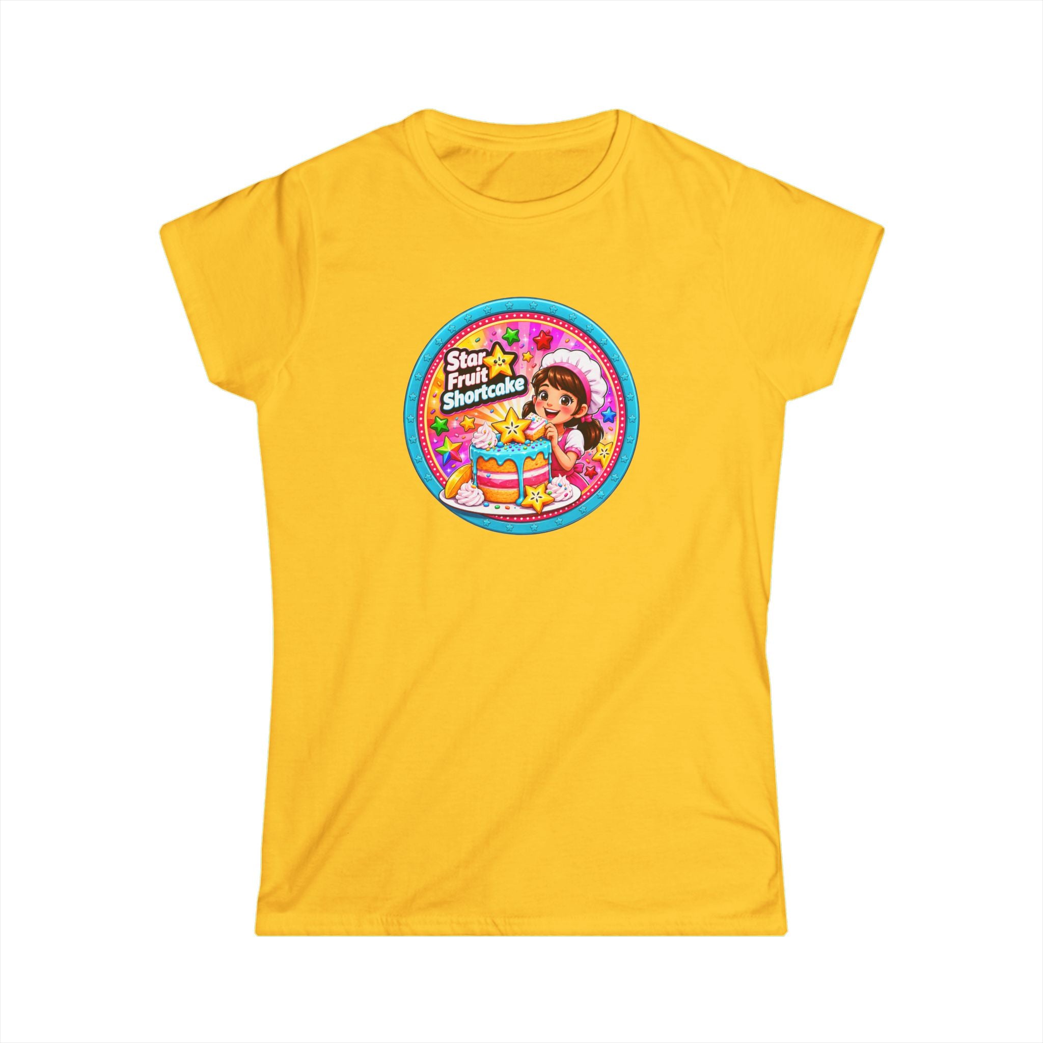 "Fruit Shortcake" Graphic Tee —  Retro Circle Design