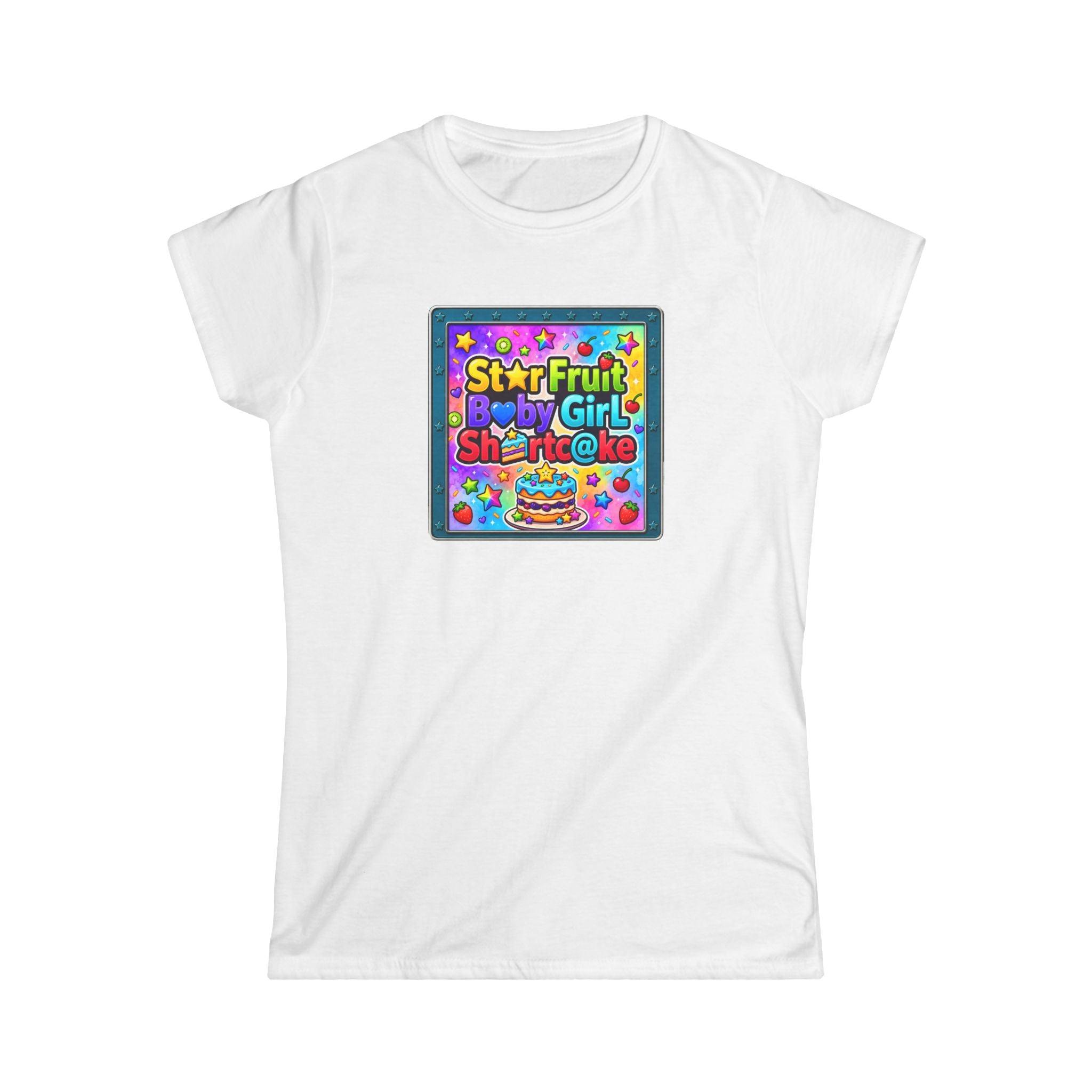"Star Fruit Baby Girl" Tee — Colorful Starfruit Graphic T-Shirt
