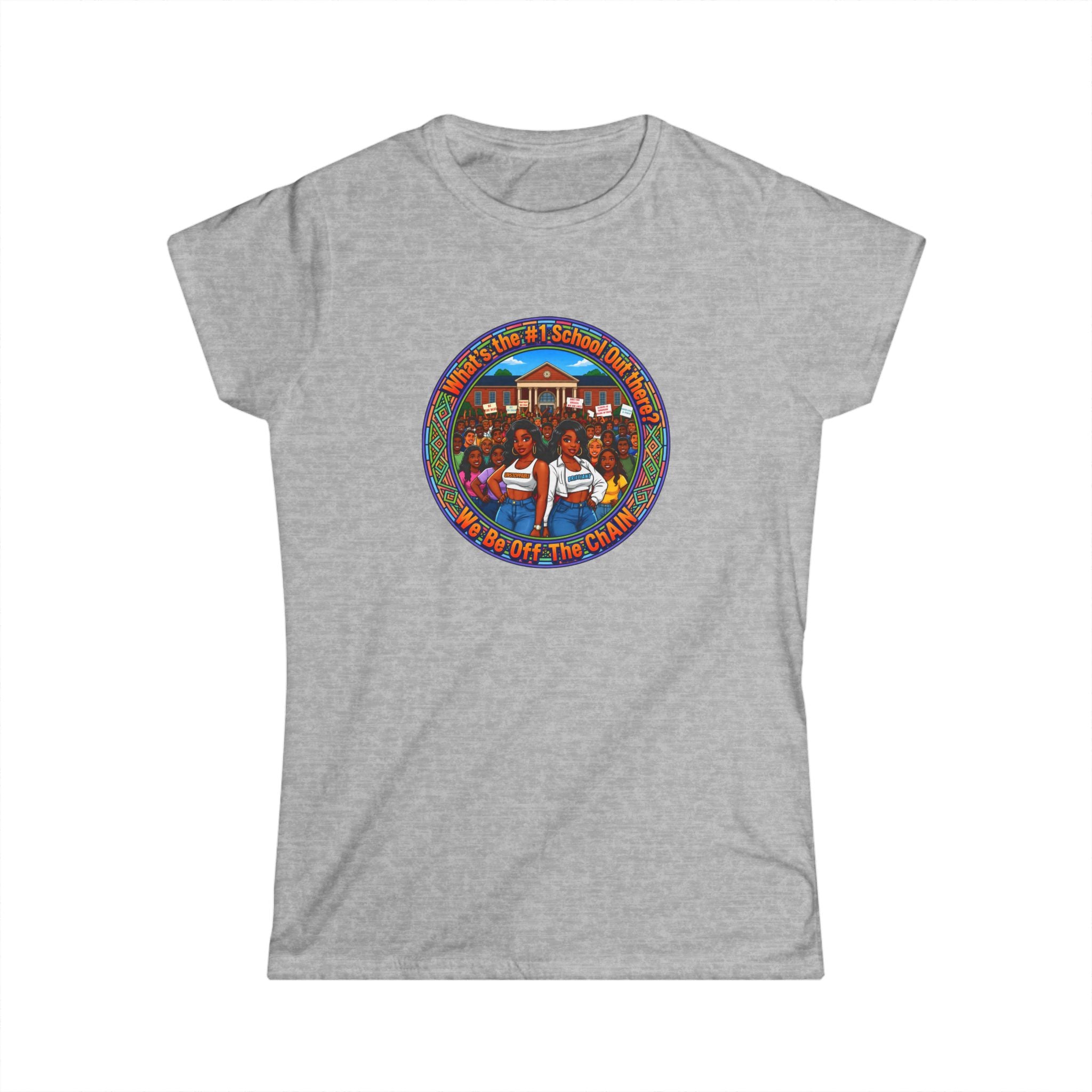 Women's Tee — Retro Graphic "What's The#1SchoolOutThere" Summer Vacation Shirt