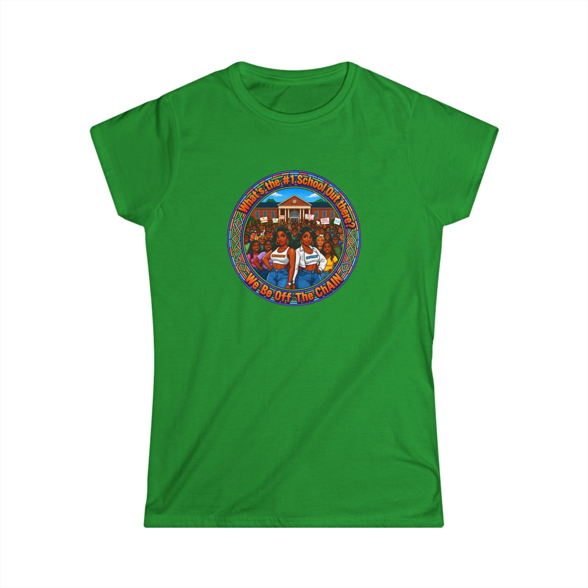 Women's Tee — Retro Graphic "What's The#1SchoolOutThere" Summer Vacation Shirt