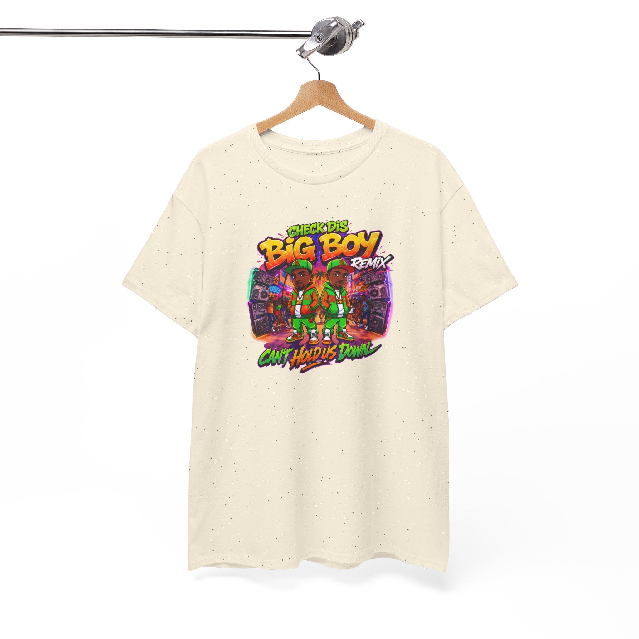 T-Shirt — " Check Dis Big Boy Remix" Retro Arcade Graphic Tee