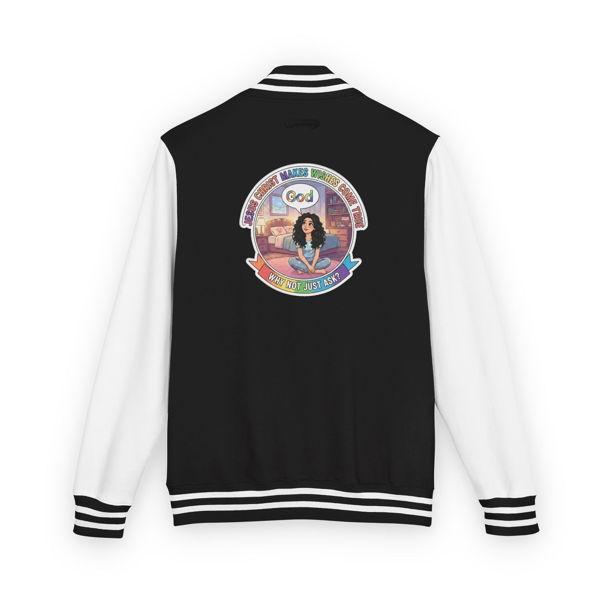 Spiritual Soul Seeker – "I Choose God" Inspirational — Retro Gamer Club Varsity Jacket