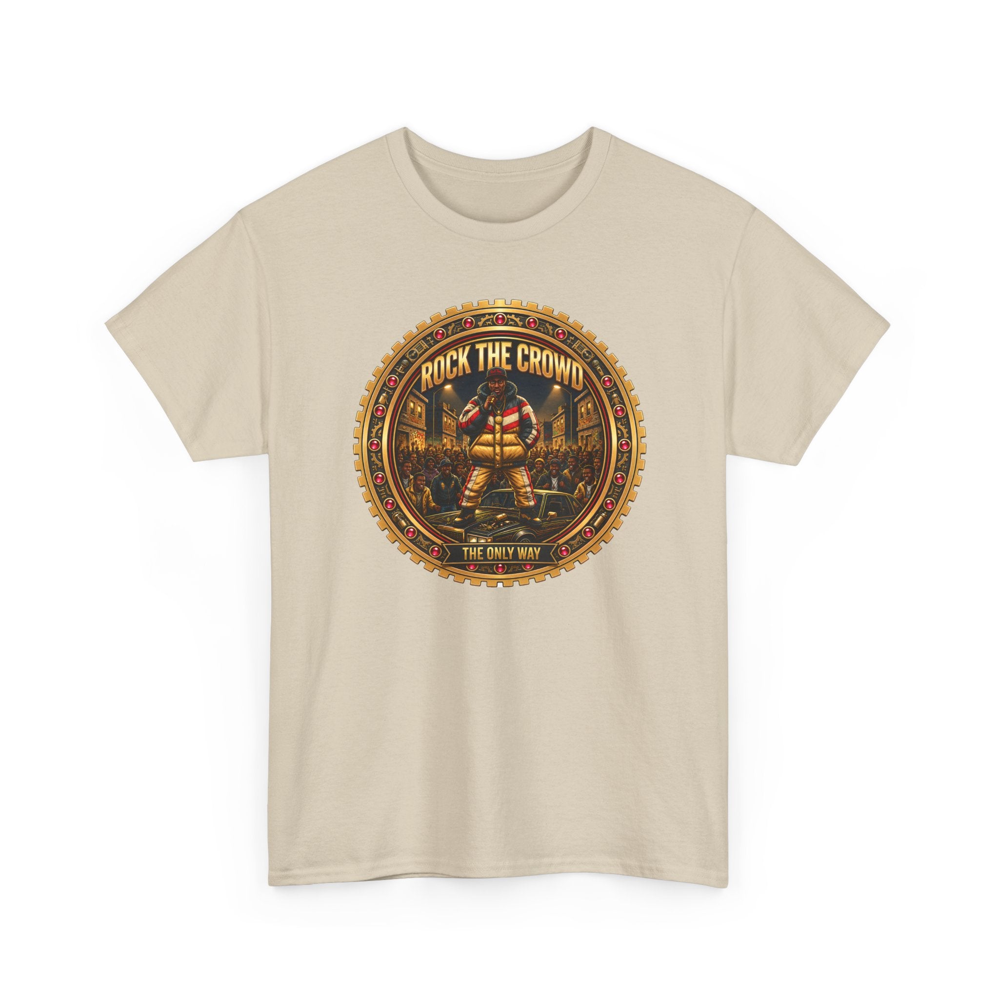 "Rock the Crowd" Tee — Vintage Concert Graphic Shirt