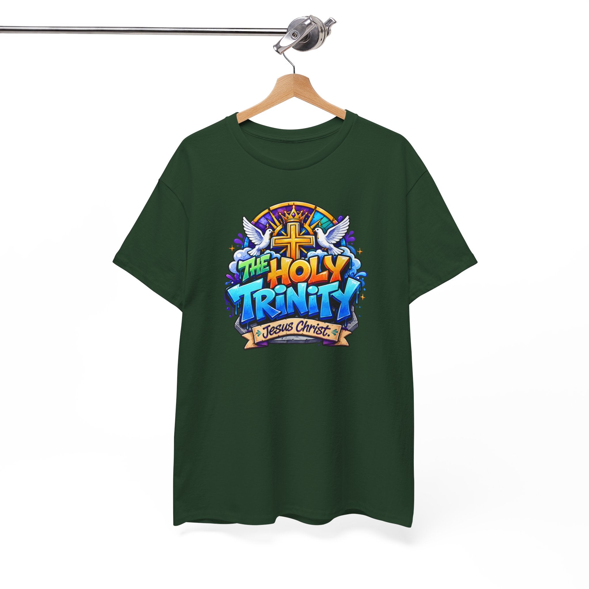 Christian Tee - "The Holy Trinity" Church Youth Graphic T-Shirt