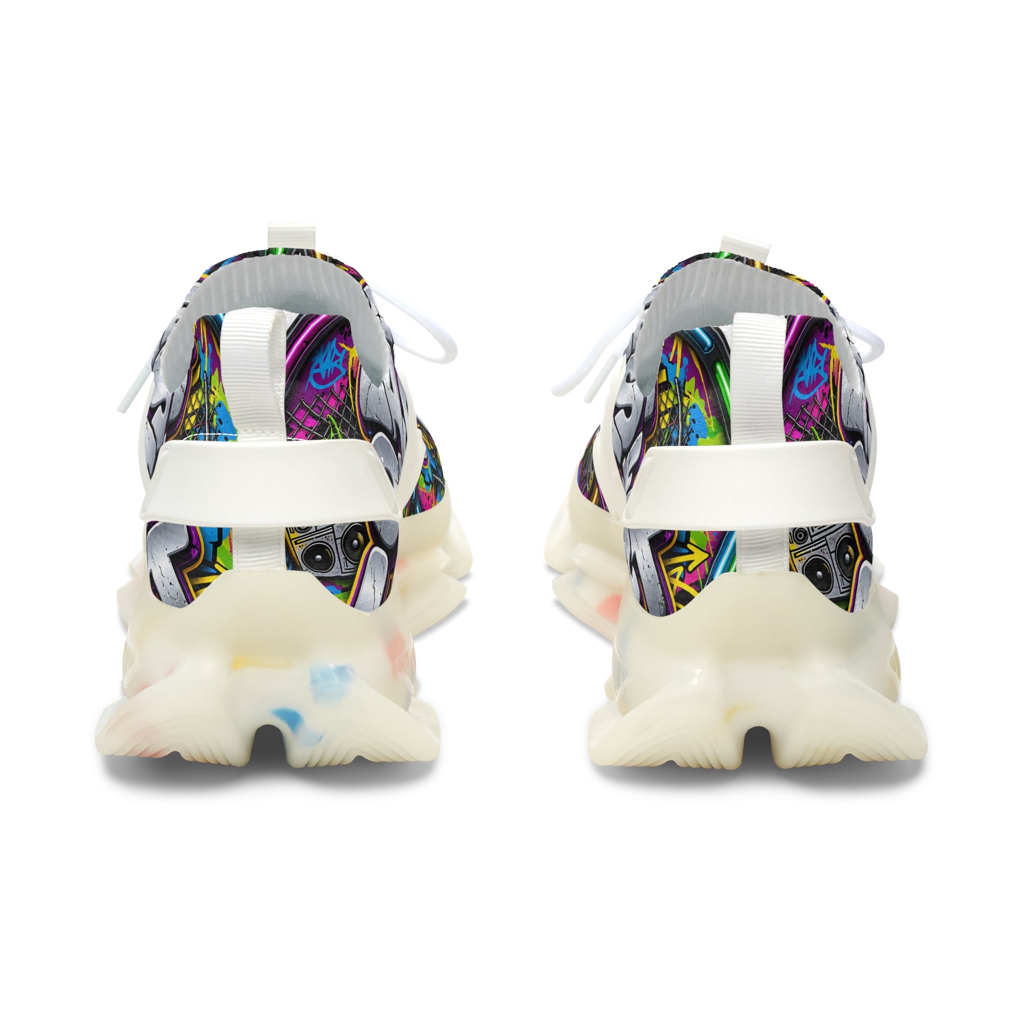 Graphic Mesh Sneakers — "The Last One" Bold Streetwear Trainers