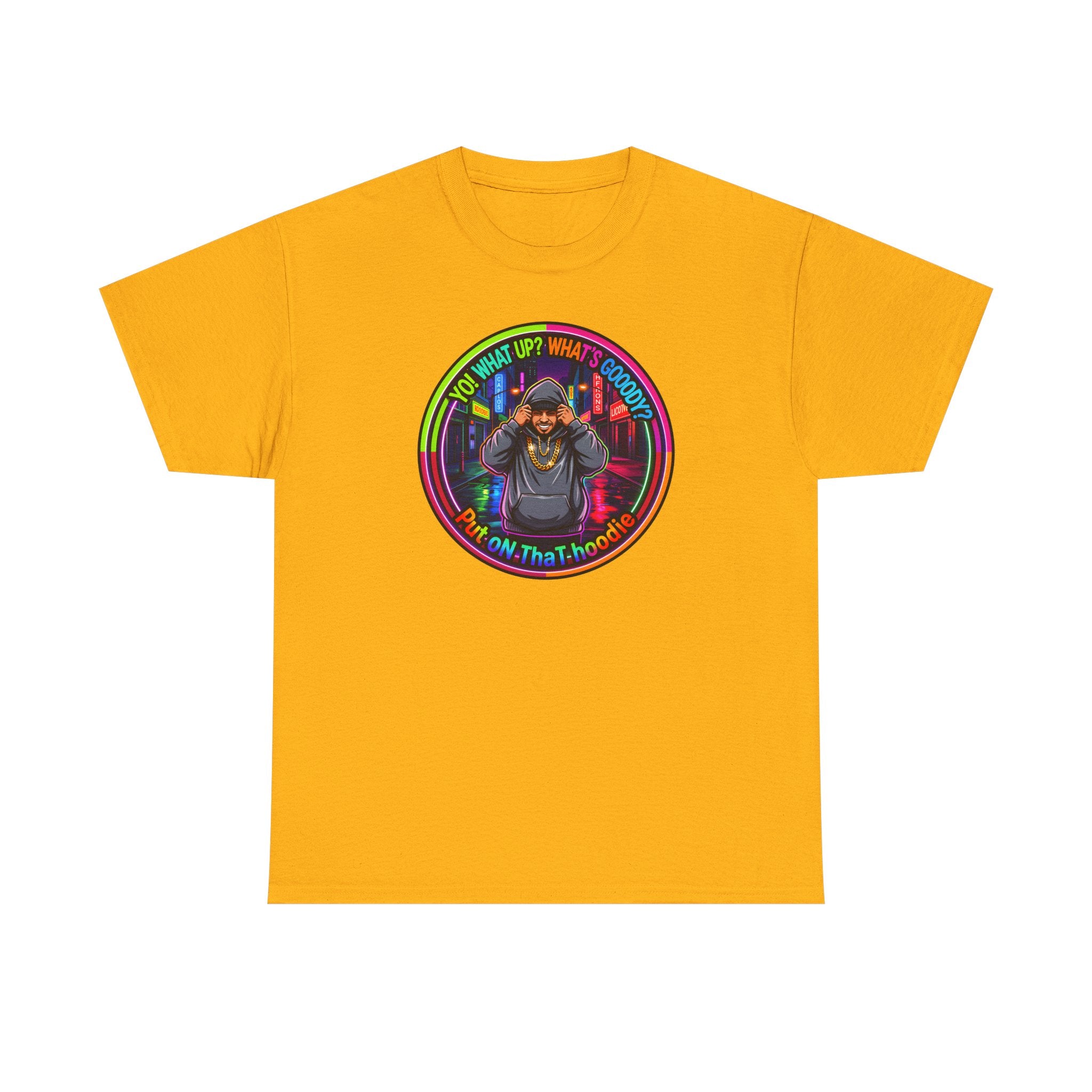 Men's T-Shirt Graphic- "Yo! What's up?  What's Goooody?"