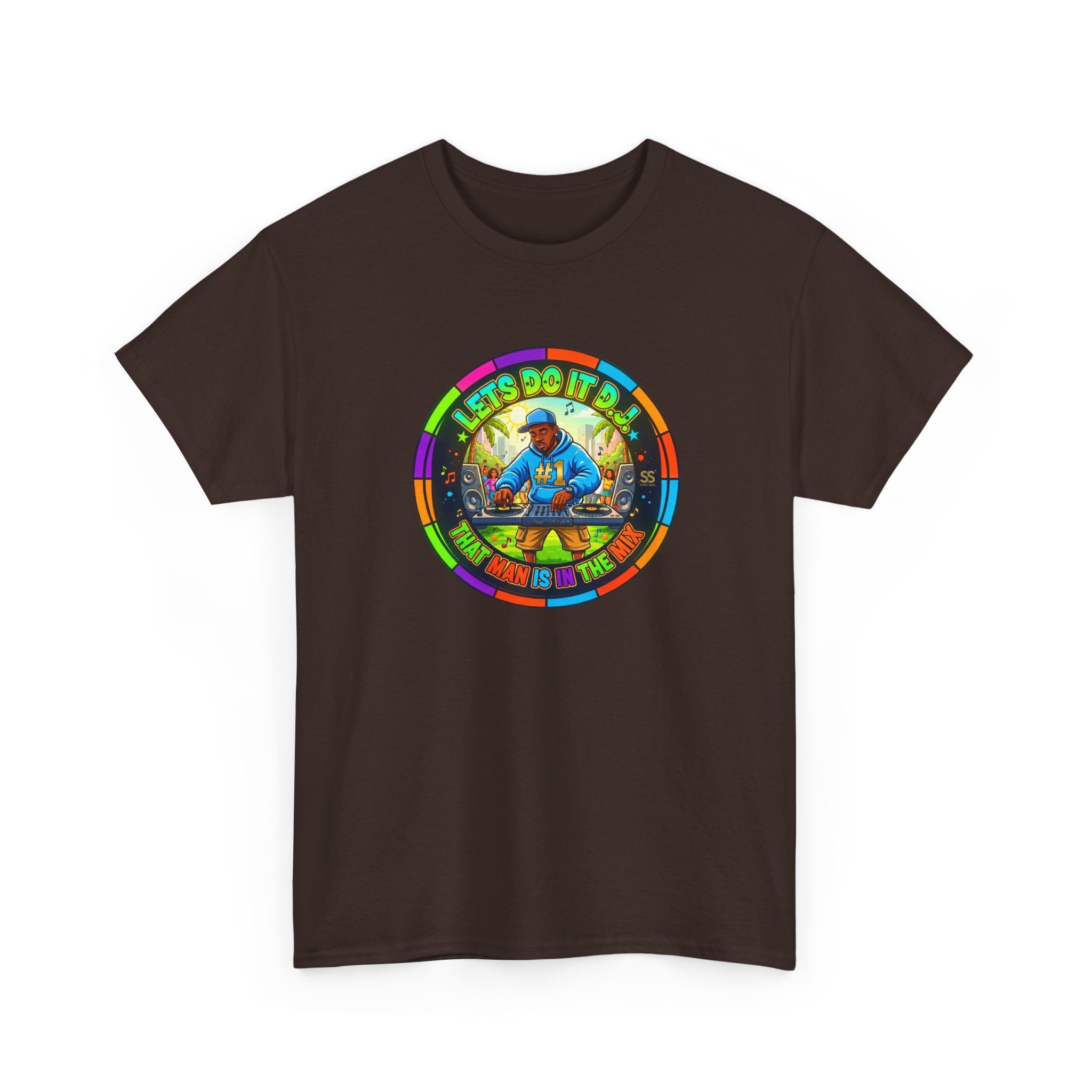 T-Shirt — "Let's Do It Dj!" Retro Camper Road Trip Graphic Tee