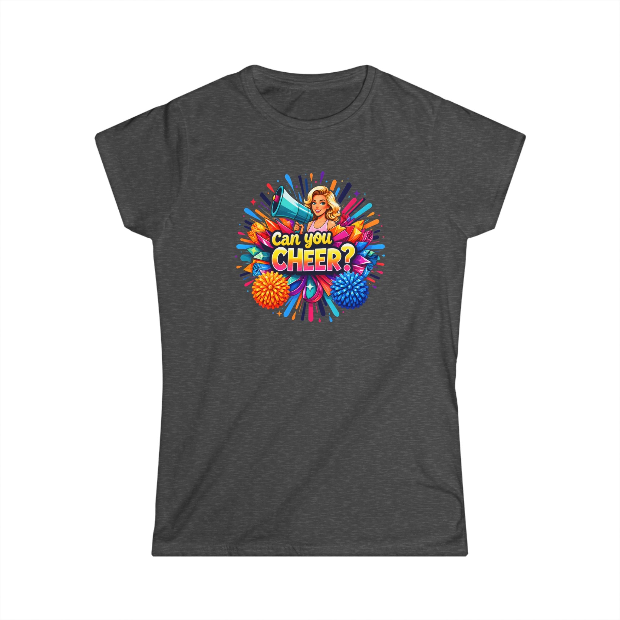 Can You Cheer? Women's Cheerleading Graphic Tee