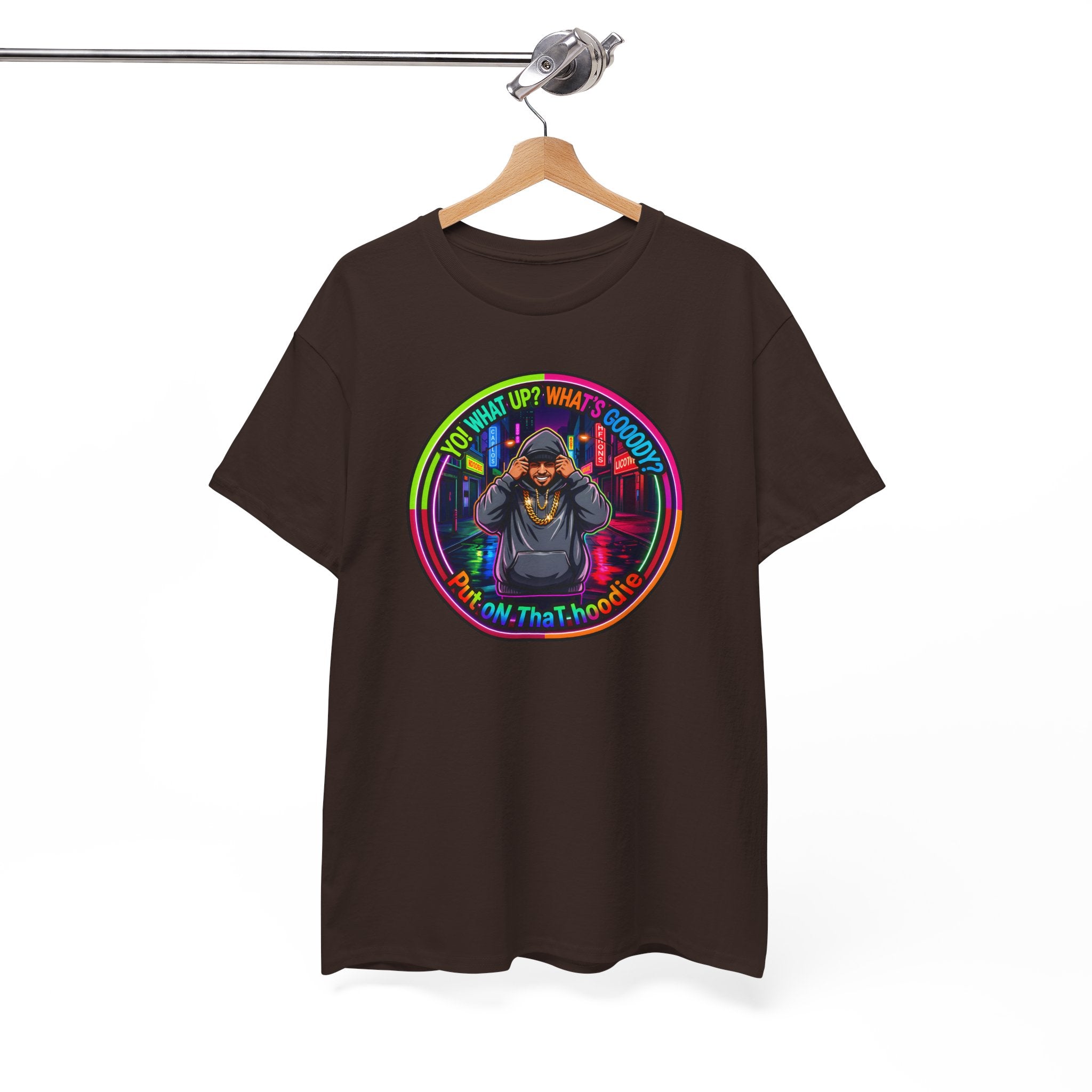 Men's T-Shirt Graphic- "Yo! What's up?  What's Goooody?"