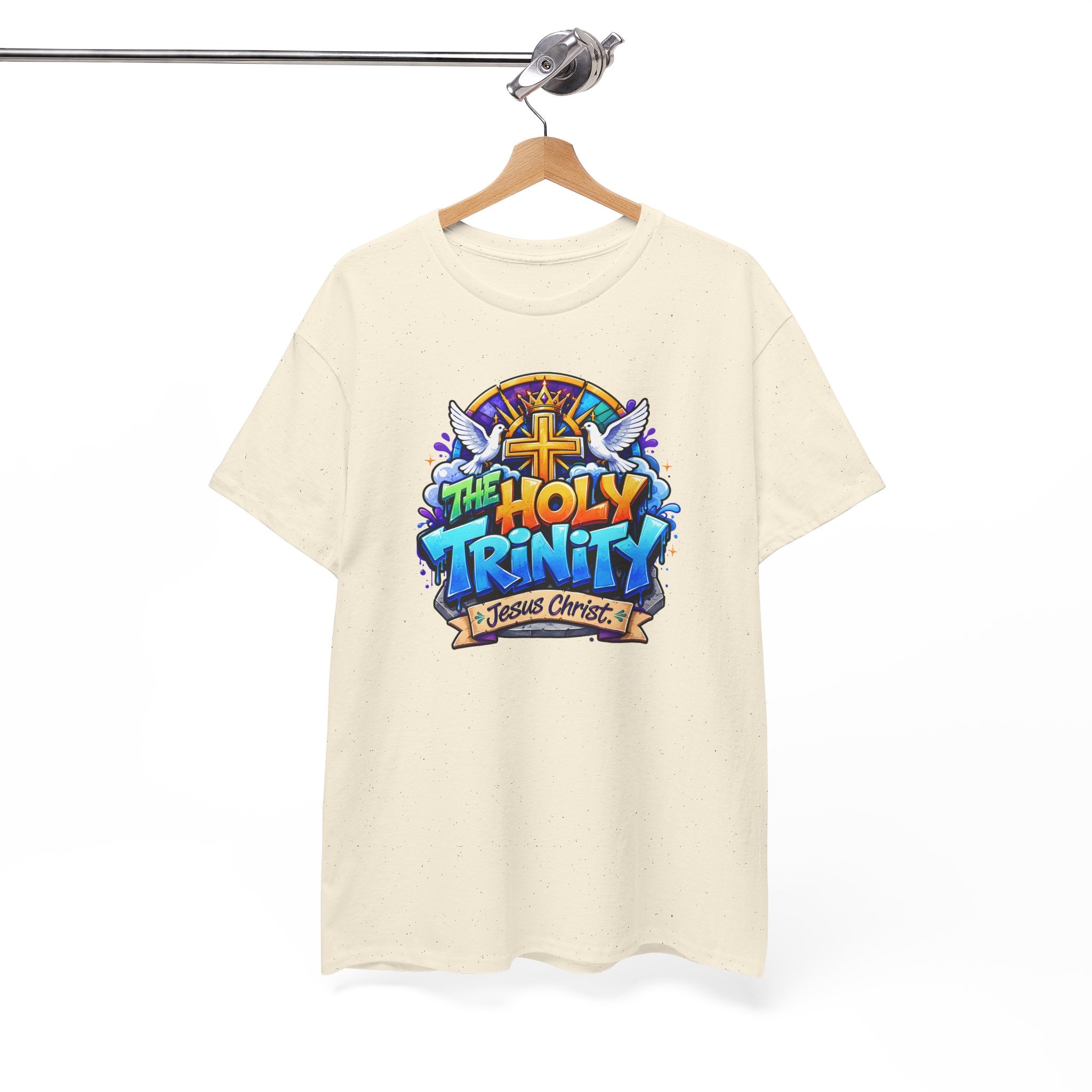Christian Tee - "The Holy Trinity" Church Youth Graphic T-Shirt