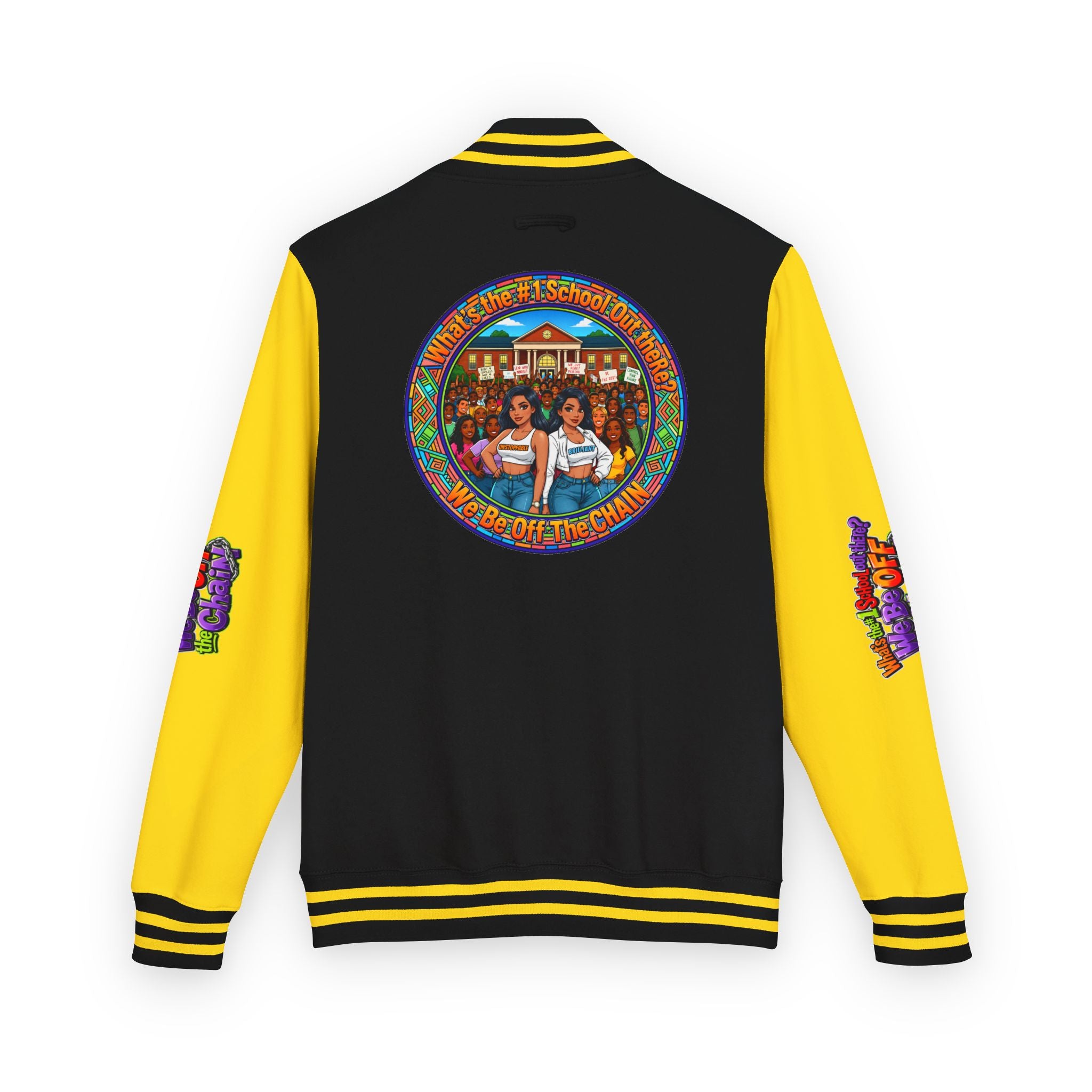 Letterman Jacket — Retro High School Crew Design (We’ll Be Off the Chain)
