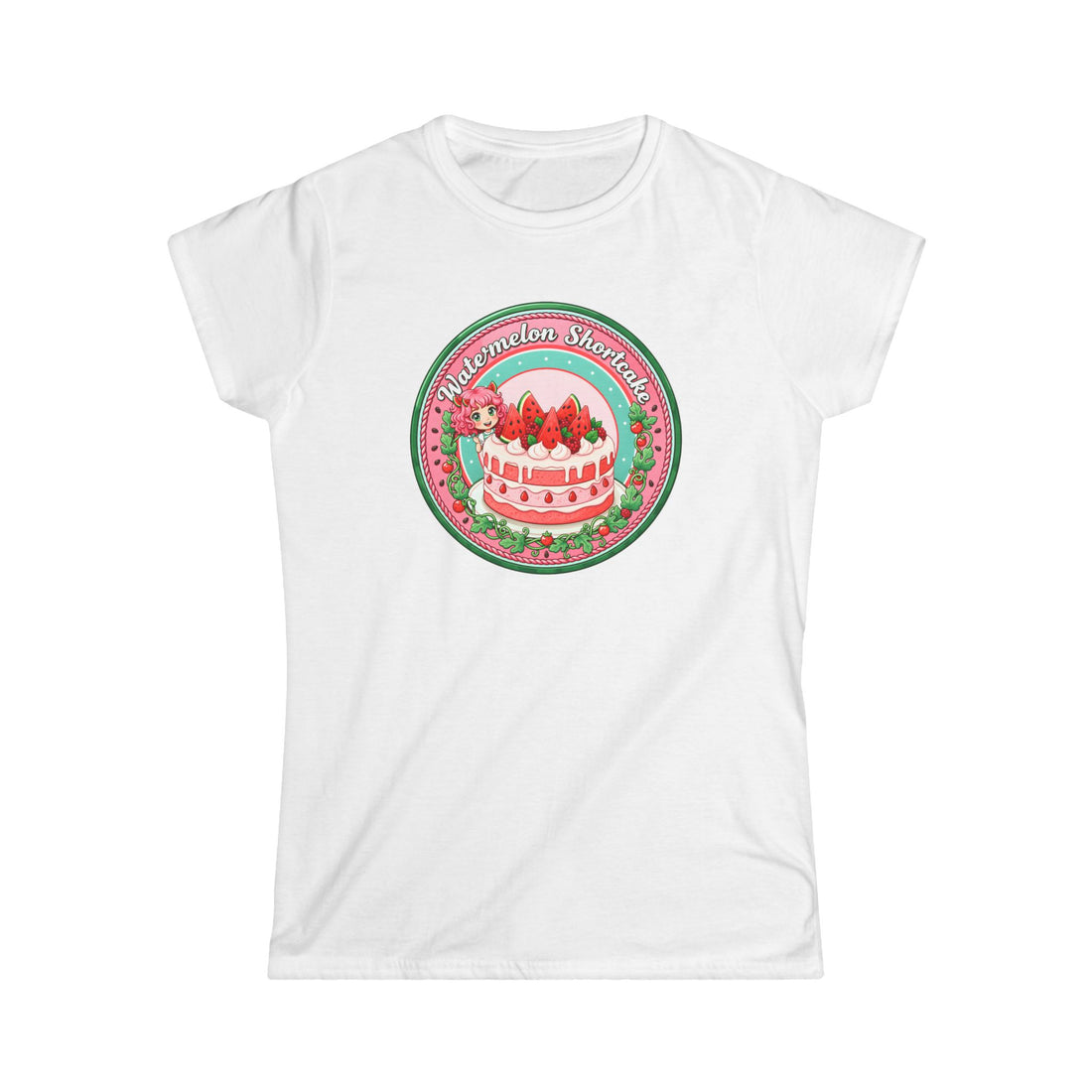 "Watermelon Shortcake" Vintage Badge T-Shirt