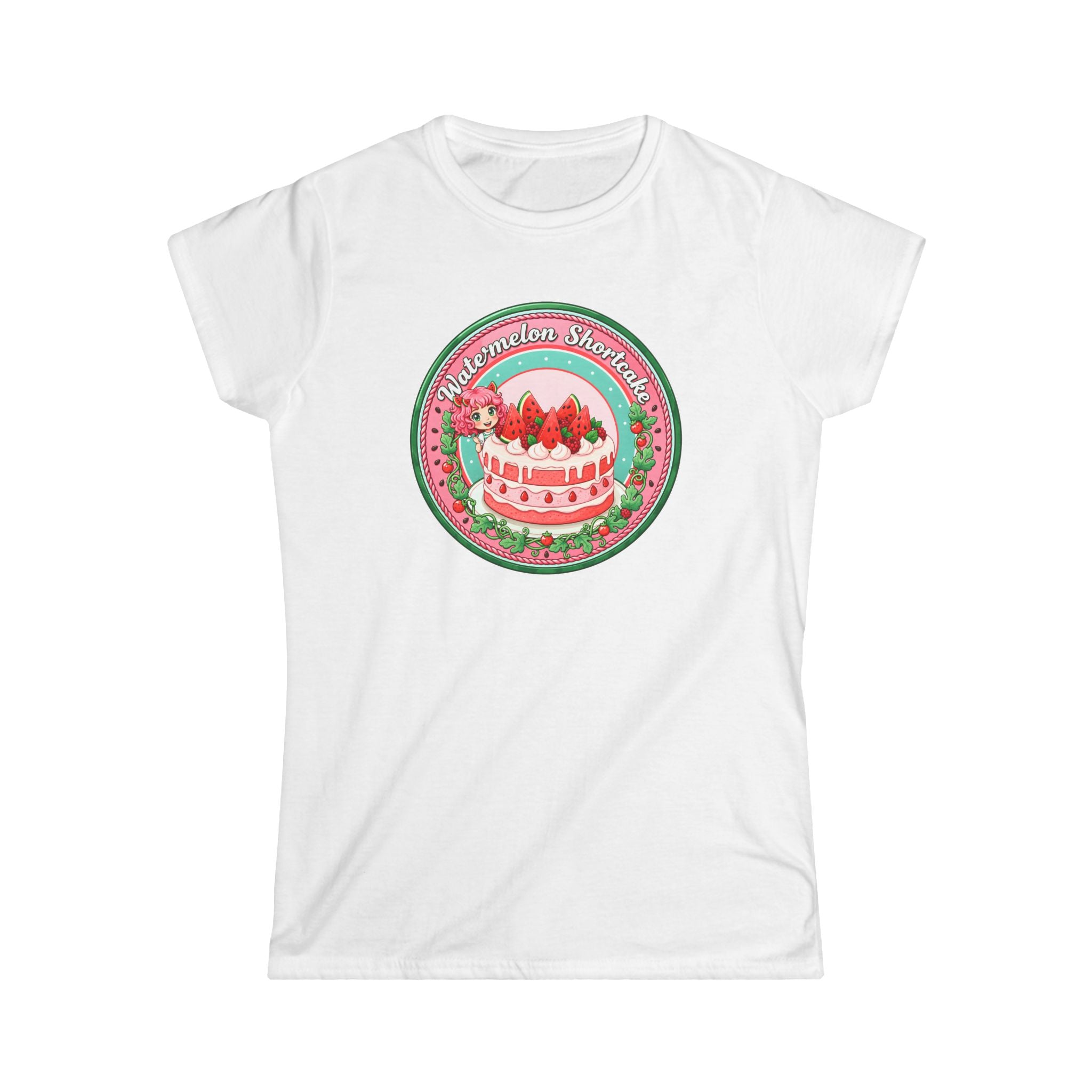 "Watermelon Shortcake" Vintage Badge T-Shirt