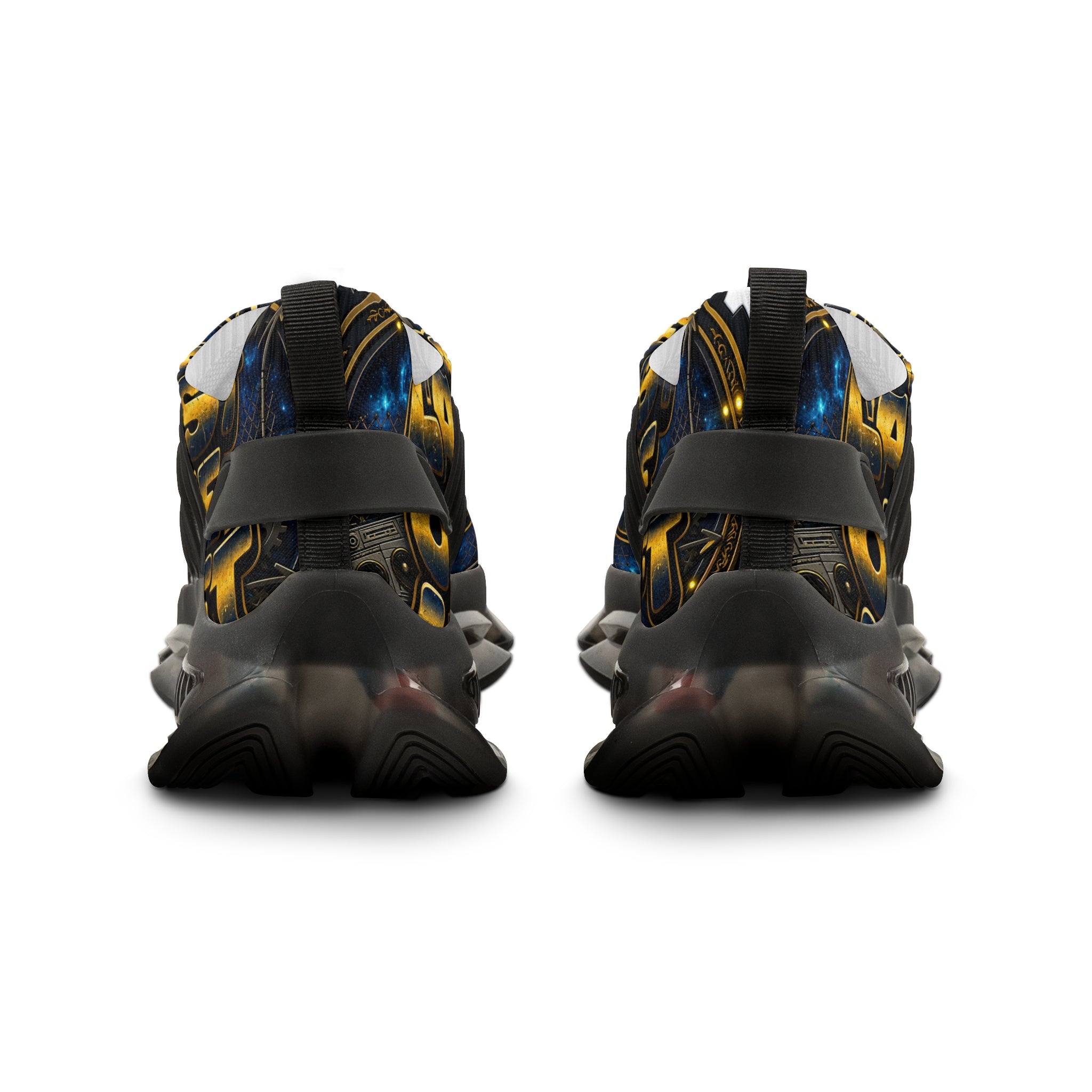 Mesh Sneakers — Bold 'The Last One Left' Graphic Athletic Shoes