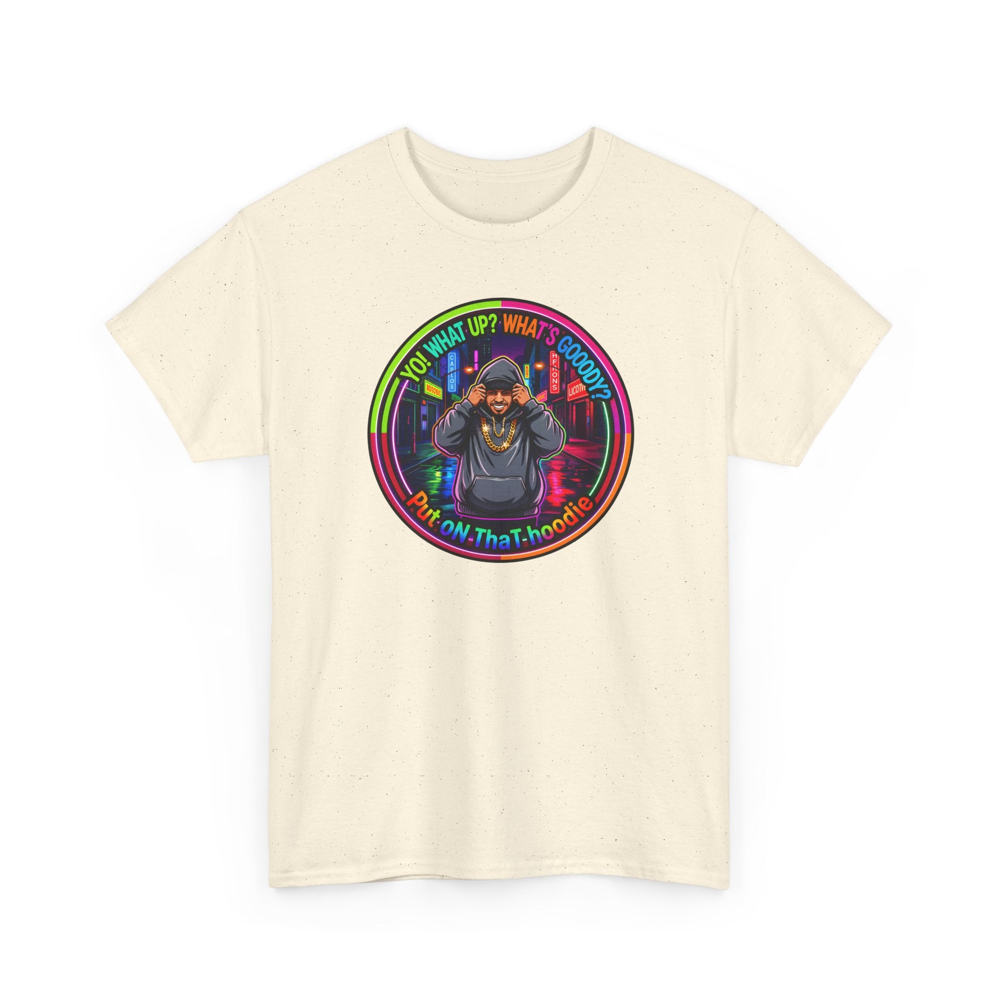 Men's T-Shirt Graphic- "Yo! What's up?  What's Goooody?"