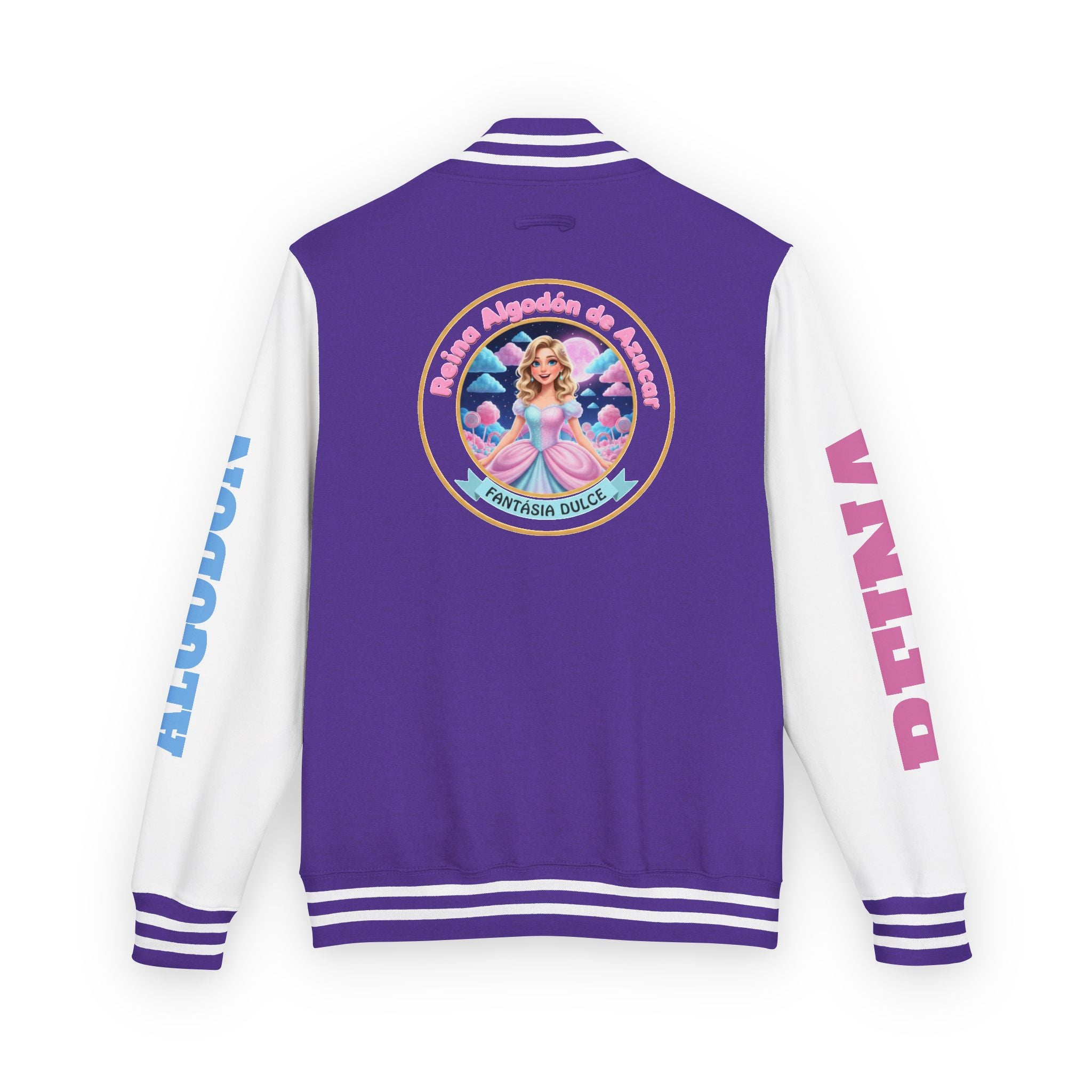Letterman Jacket — Reina Algodón de Azucar-  Circle Logo