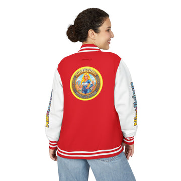 Letterman Jacket — 'Nicalicious' Retro Pinup Logo Varsity Jacket