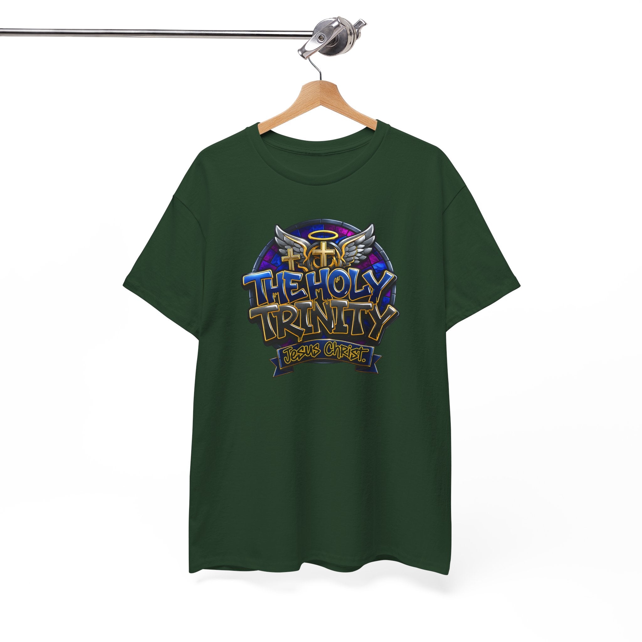 The Holy Trinity Tee — Christian Faith Graphic T-Shirt