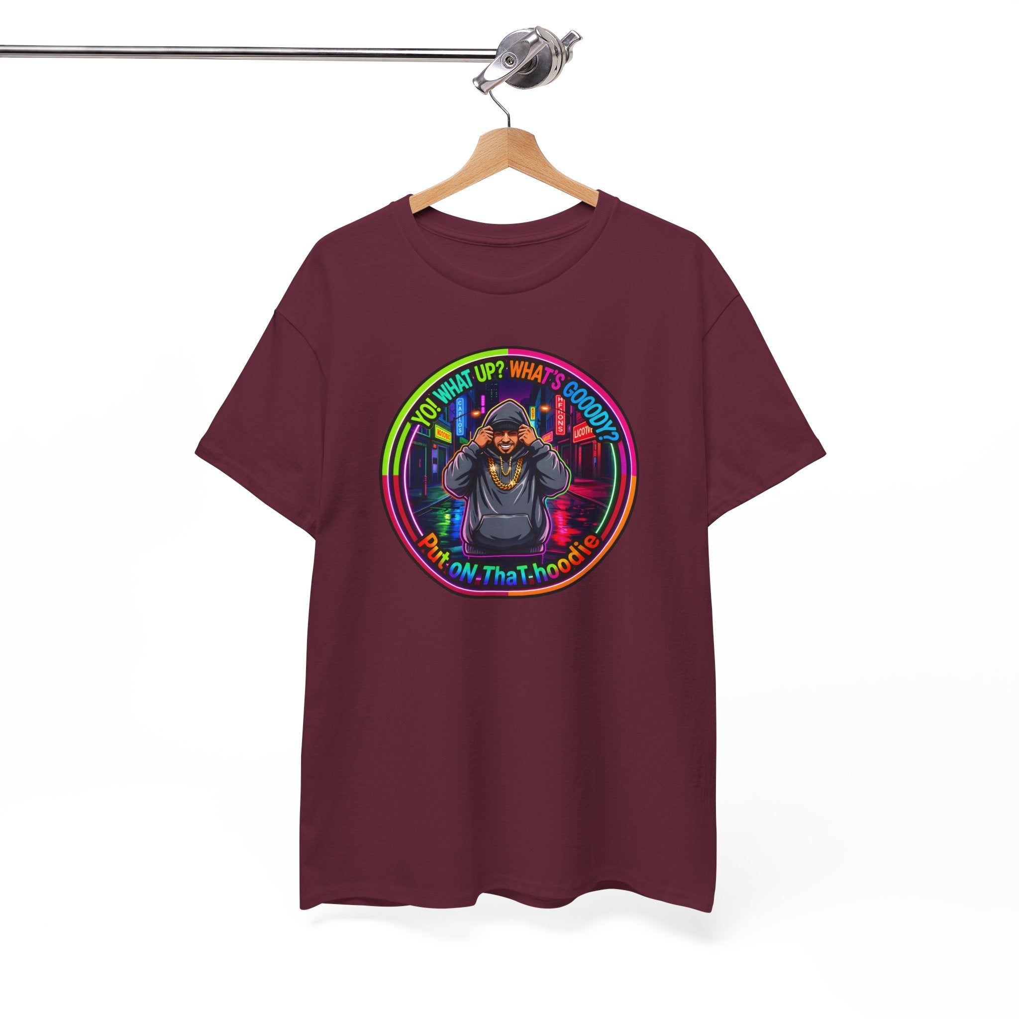 Men's T-Shirt Graphic- "Yo! What's up?  What's Goooody?"